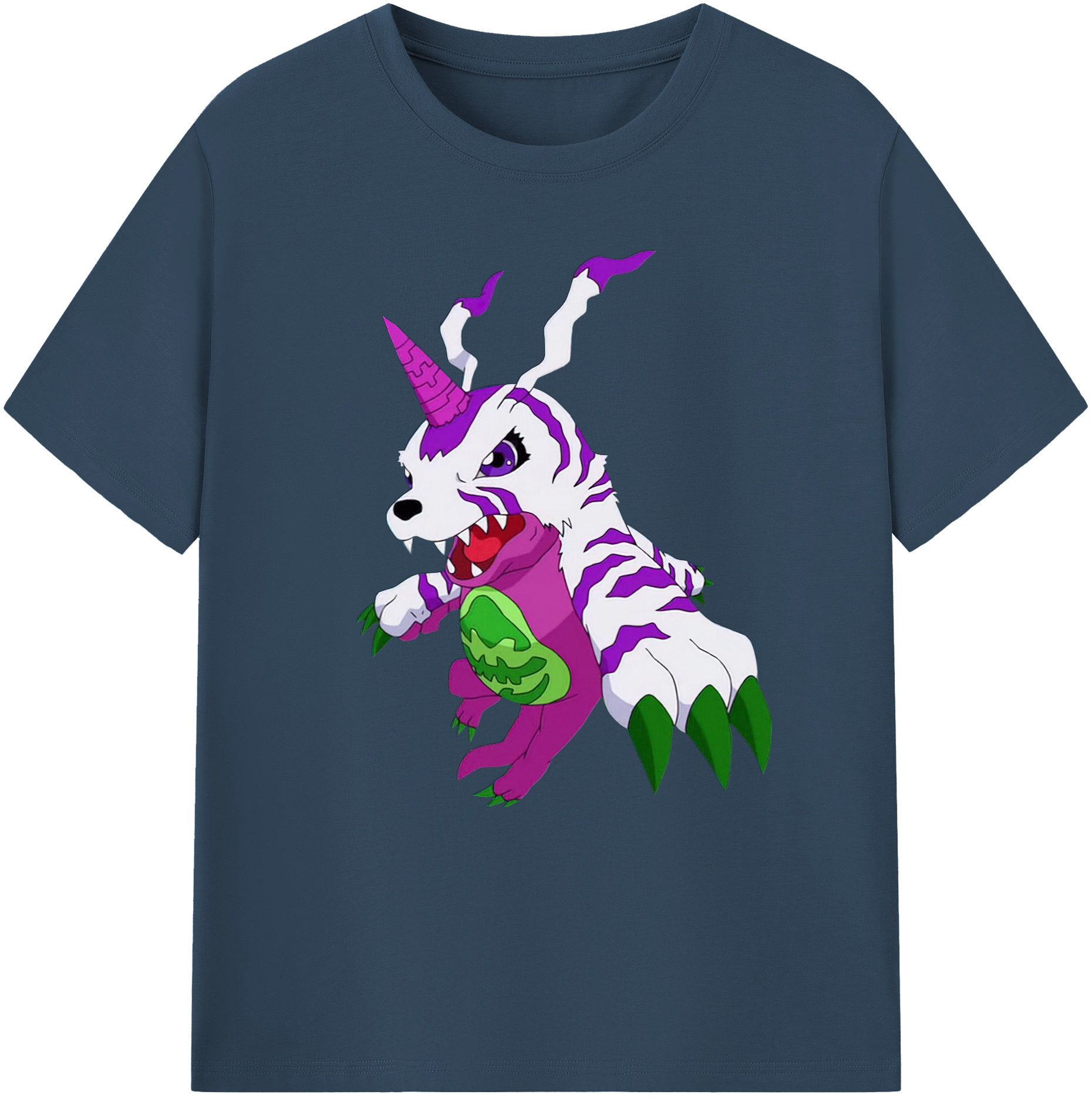 （画像用） Digimon デジタルモンスター/デジモン 綿100％ メンズ半袖Tシャツ｜肌触りやわらか＆通気性