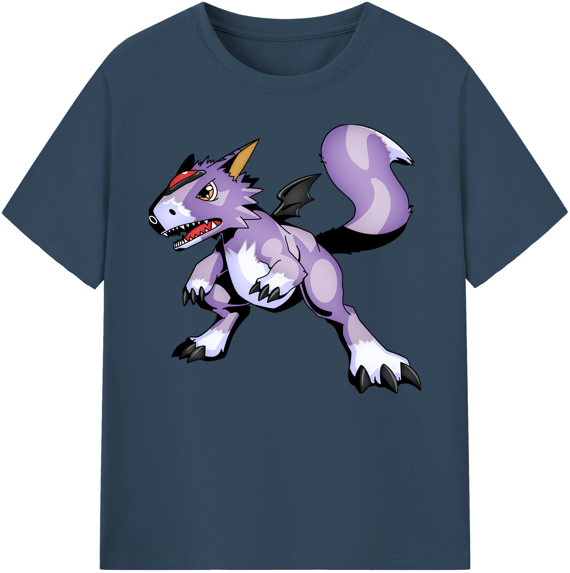 （画像用） Digimon デジタルモンスター/デジモン 綿100％ メンズ半袖Tシャツ｜肌触りやわらか＆通気性
