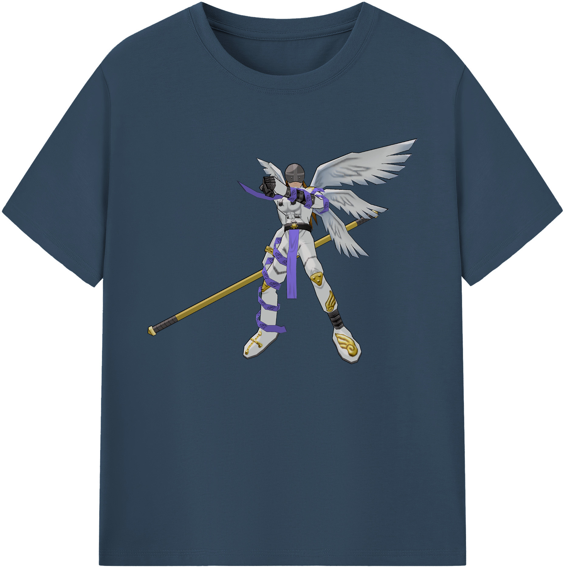 （画像用） Digimon デジタルモンスター/デジモン 綿100％ メンズ半袖Tシャツ｜肌触りやわらか＆通気性