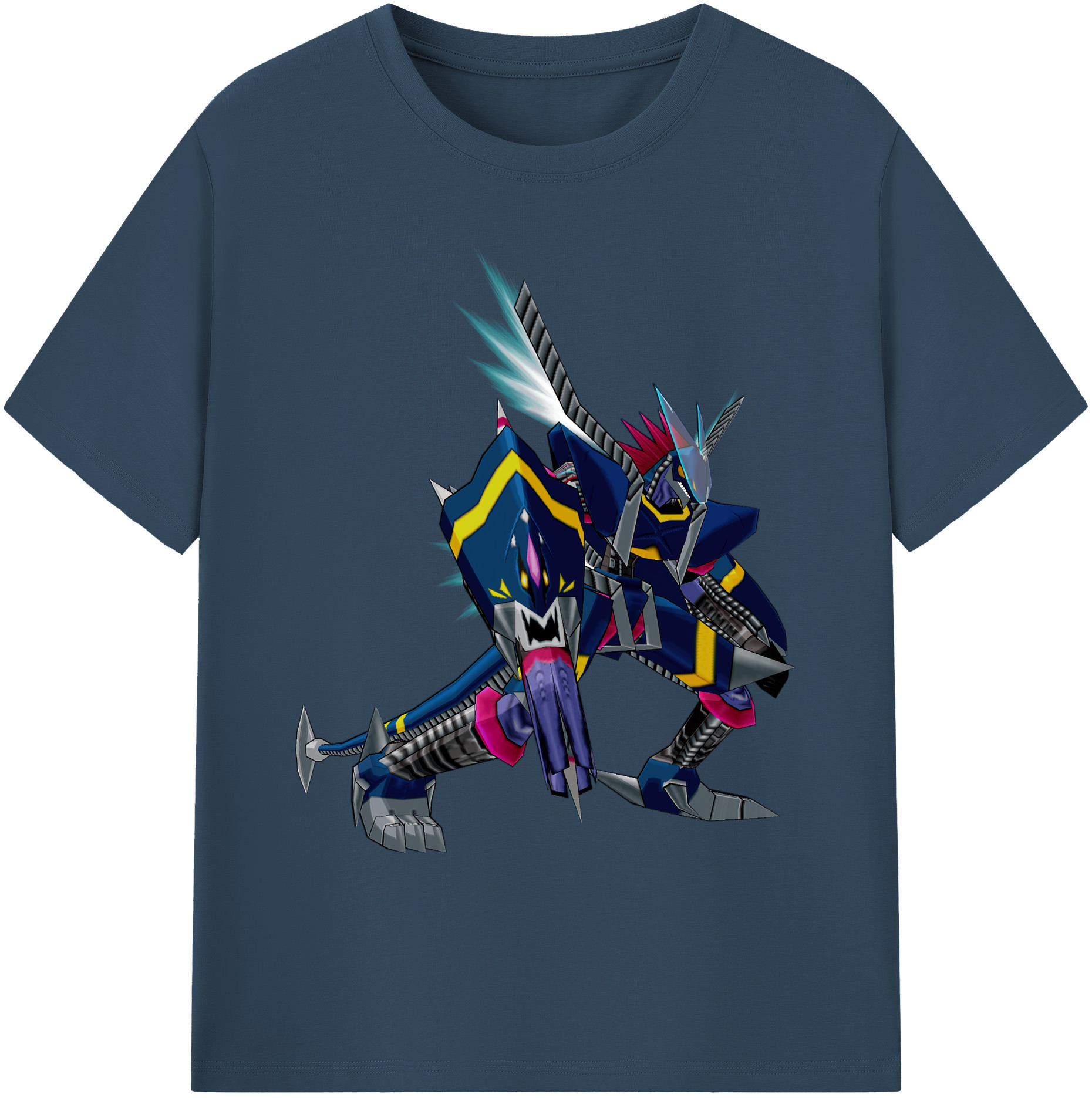 （画像用） Digimon デジタルモンスター/デジモン 綿100％ メンズ半袖Tシャツ｜肌触りやわらか＆通気性