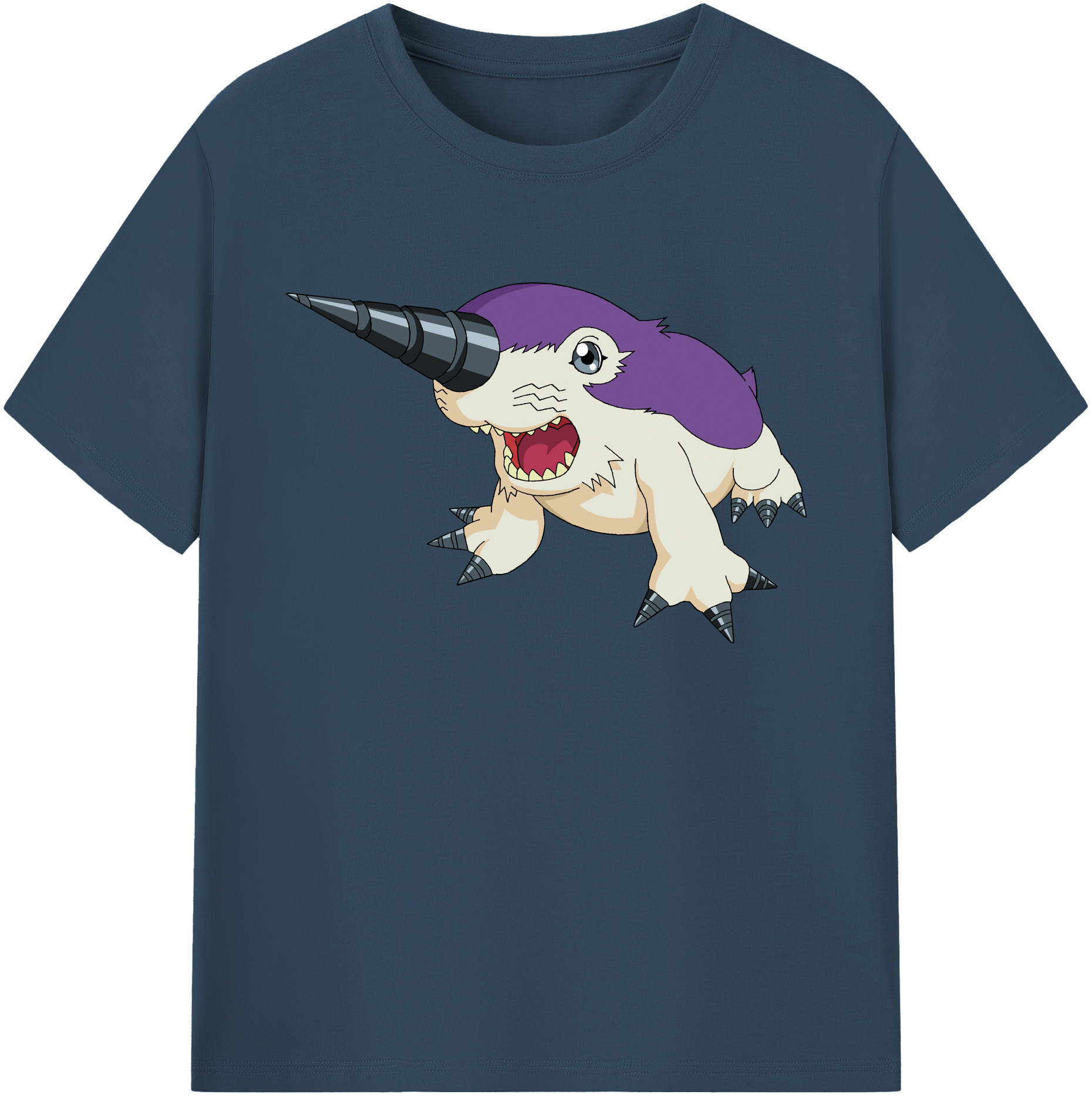 （画像用） Digimon デジタルモンスター/デジモン 綿100％ メンズ半袖Tシャツ｜肌触りやわらか＆通気性