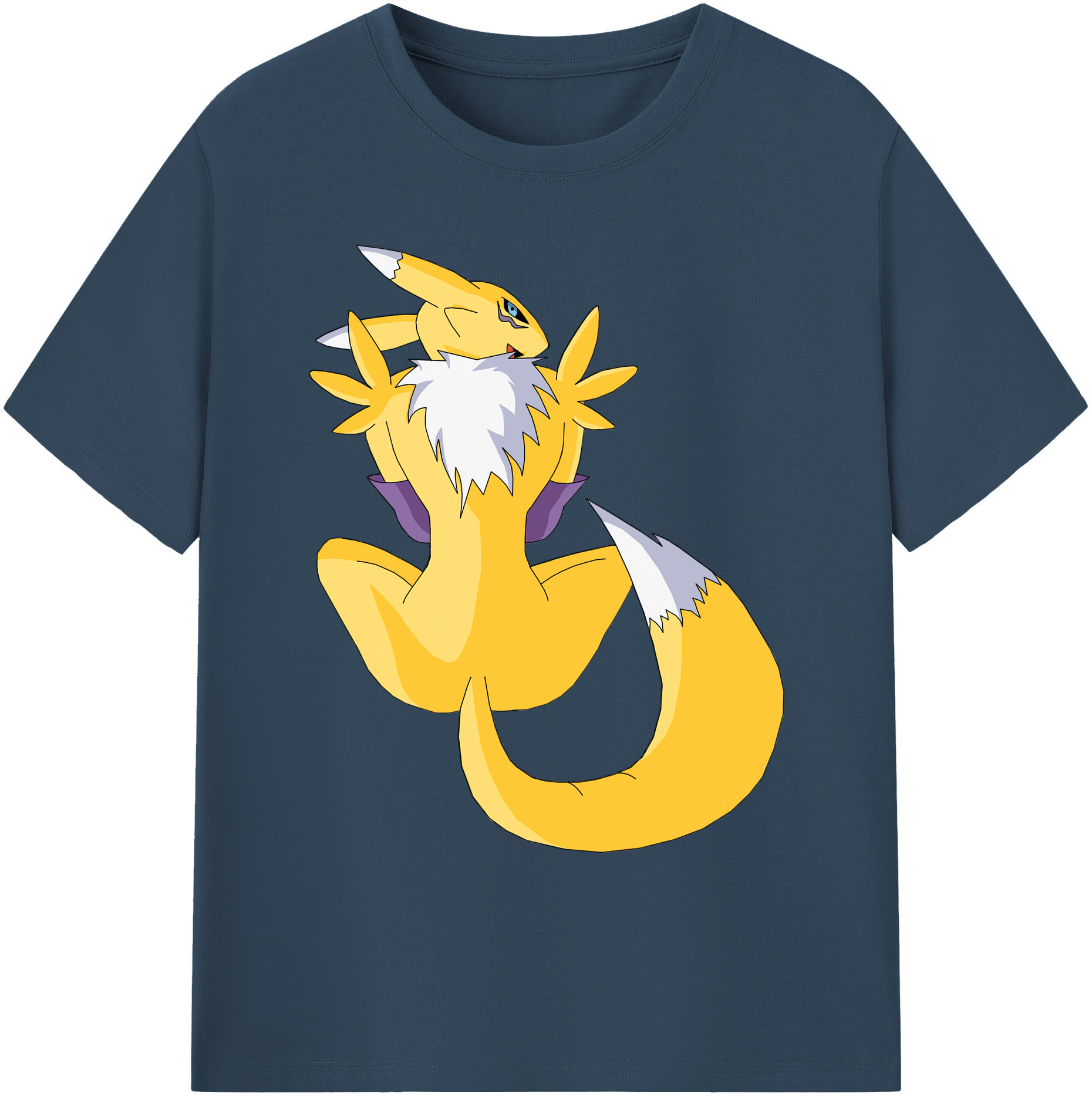 （画像用） Digimon デジタルモンスター/デジモン 綿100％ メンズ半袖Tシャツ｜肌触りやわらか＆通気性