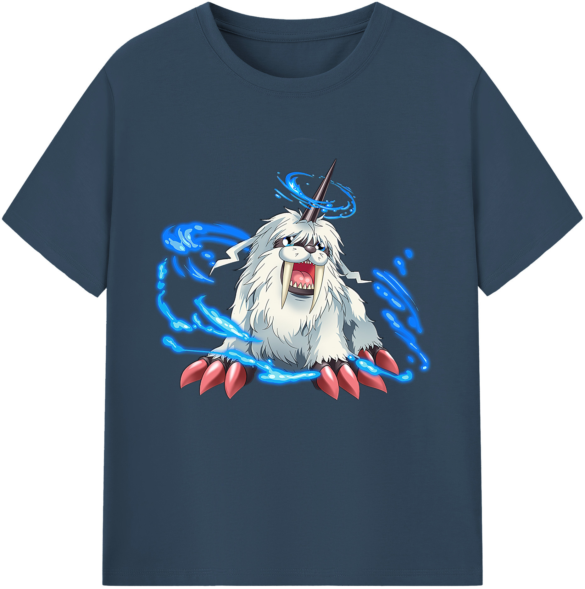 （画像用） Digimon デジタルモンスター/デジモン 綿100％ メンズ半袖Tシャツ｜肌触りやわらか＆通気性