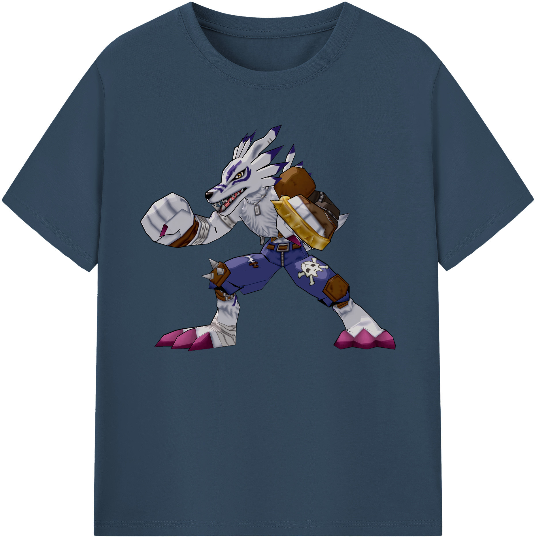 （画像用） Digimon デジタルモンスター/デジモン 綿100％ メンズ半袖Tシャツ｜肌触りやわらか＆通気性