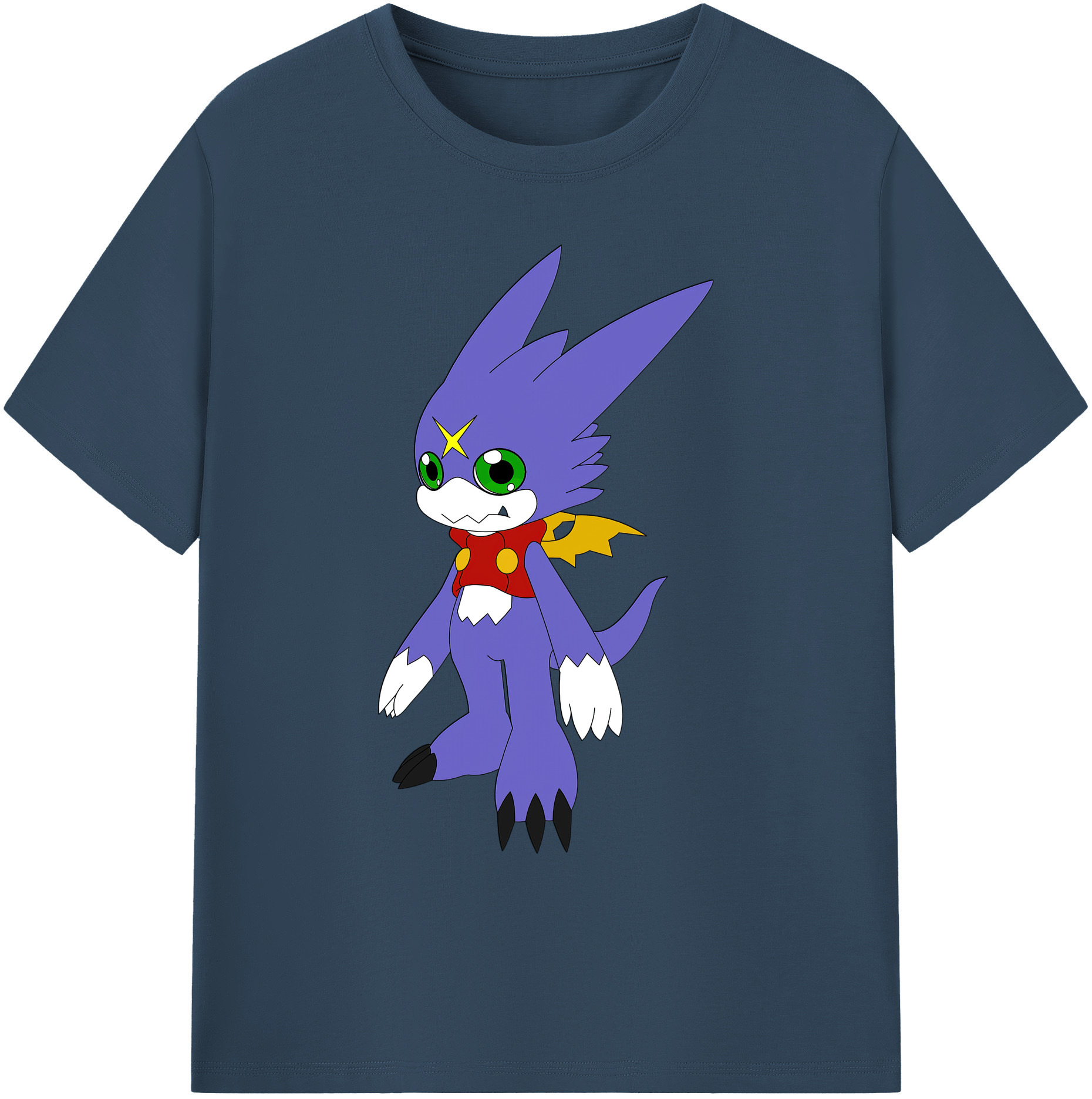 （画像用） Digimon デジタルモンスター/デジモン 綿100％ メンズ半袖Tシャツ｜肌触りやわらか＆通気性