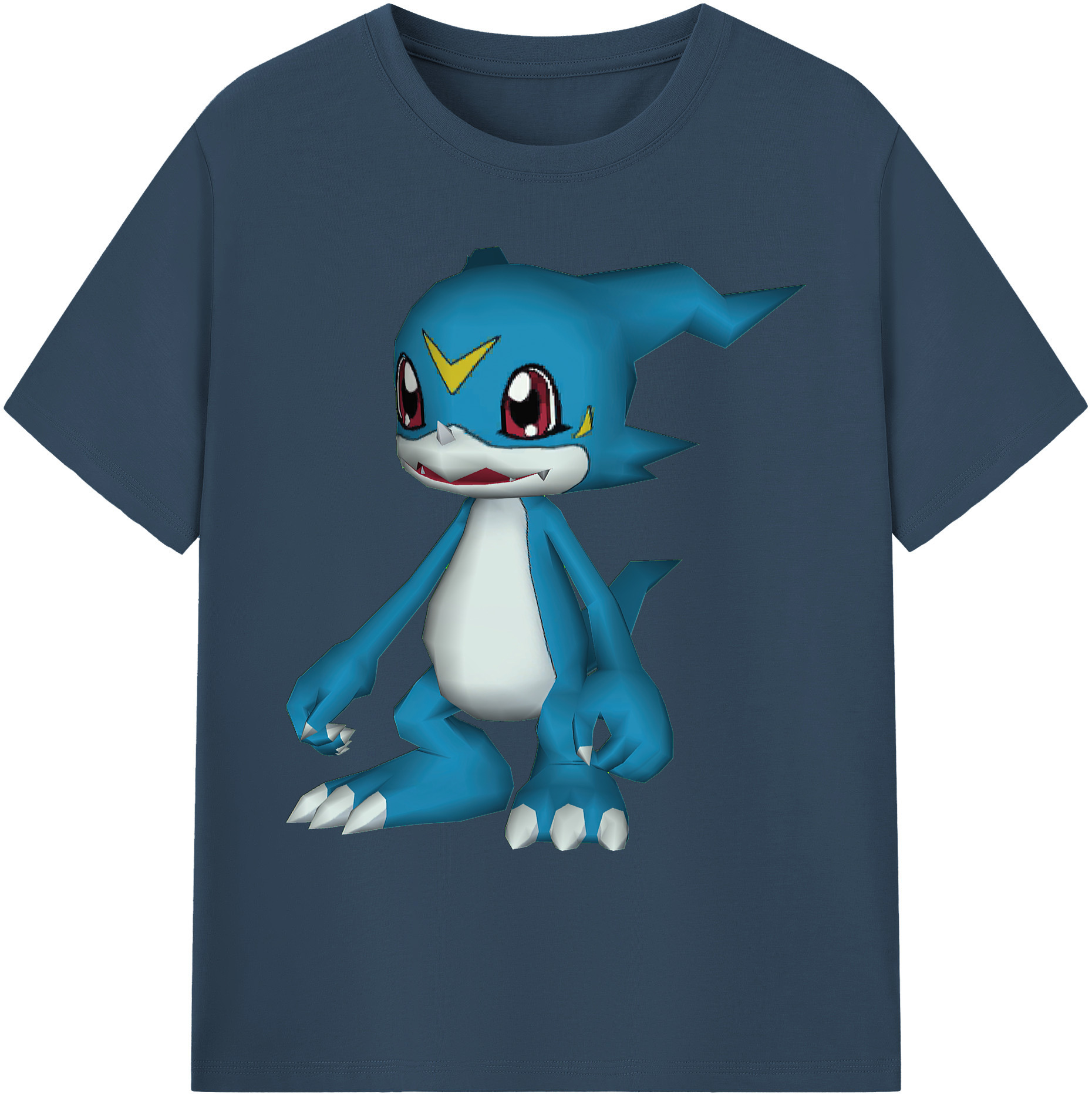 （画像用） Digimon デジタルモンスター/デジモン 綿100％ メンズ半袖Tシャツ｜肌触りやわらか＆通気性