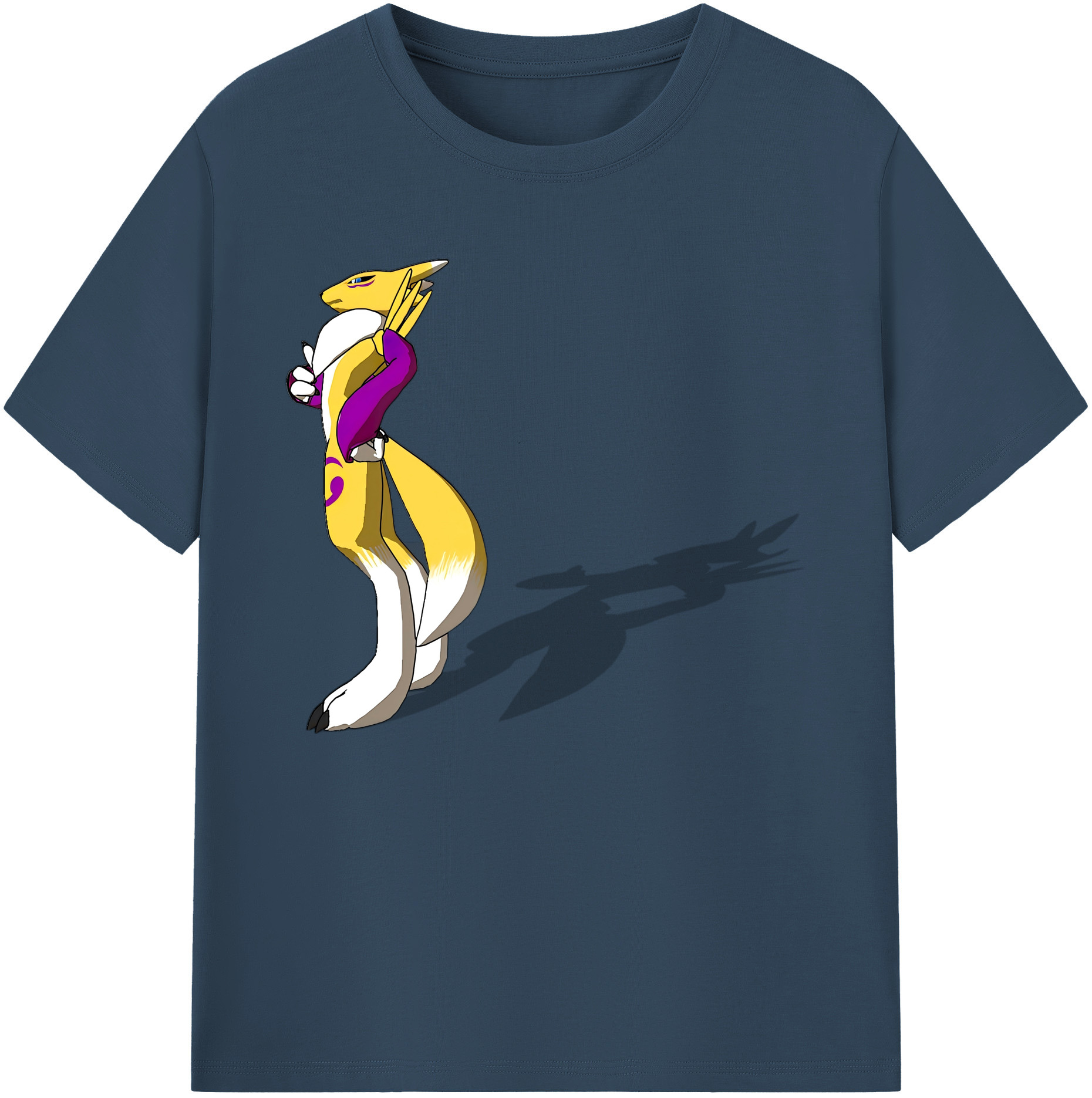 （画像用） Digimon デジタルモンスター/デジモン 綿100％ メンズ半袖Tシャツ｜肌触りやわらか＆通気性