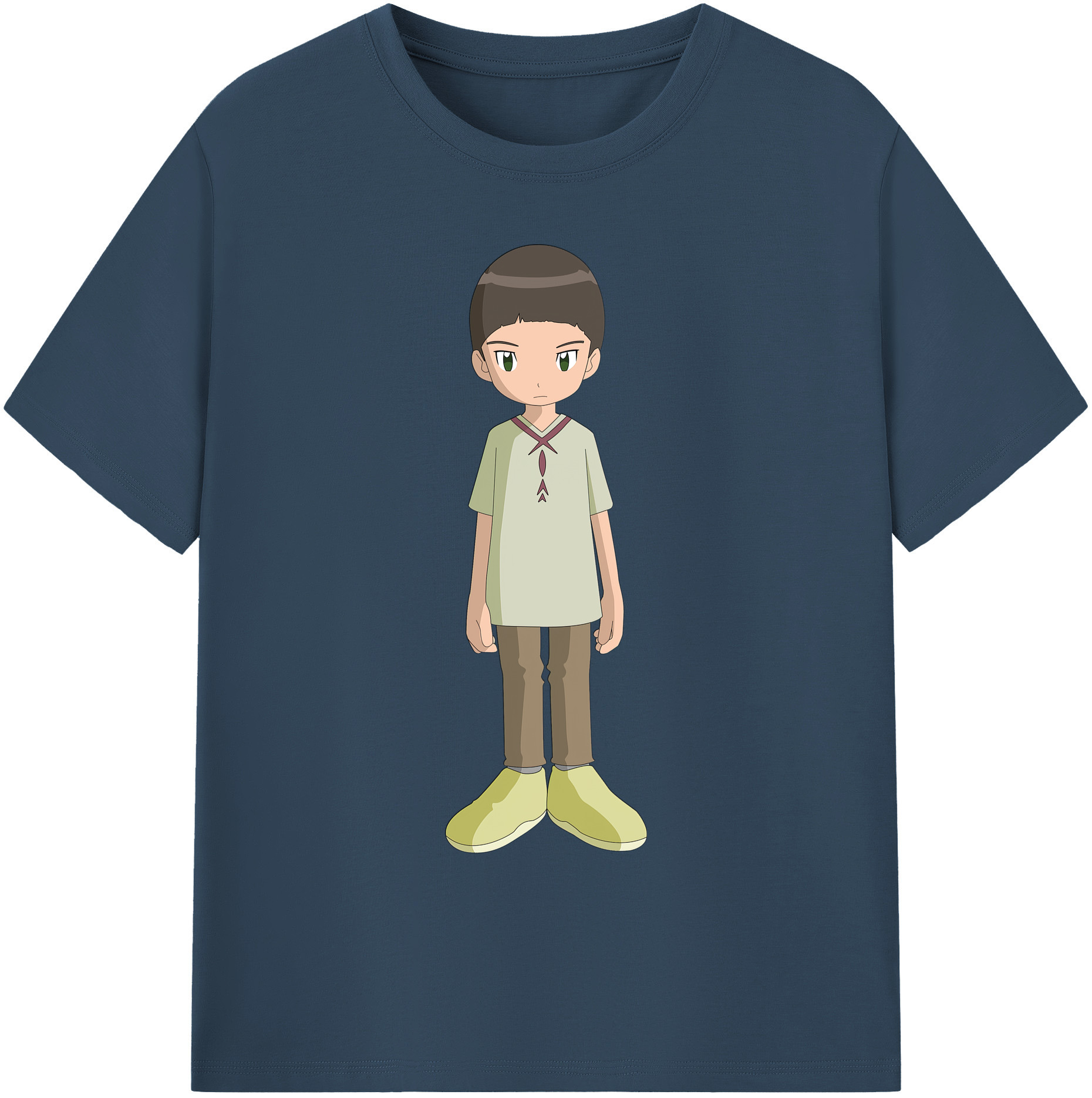 （画像用） Digimon デジタルモンスター/デジモン 綿100％ メンズ半袖Tシャツ｜肌触りやわらか＆通気性