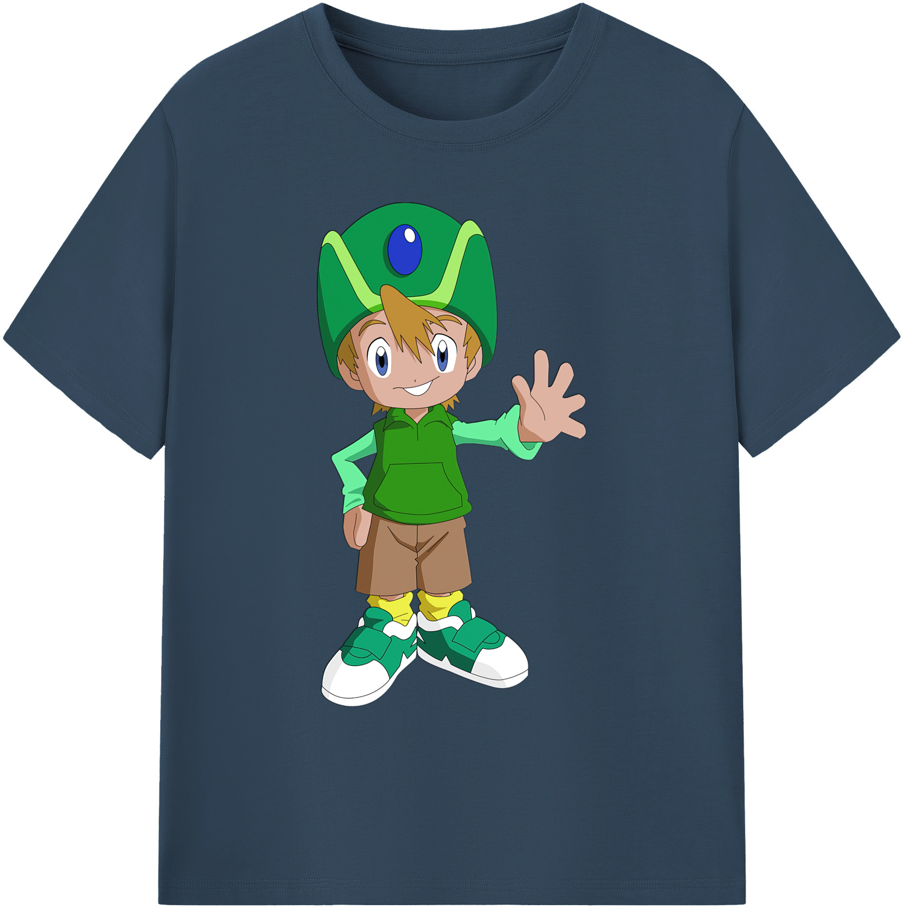 （画像用） Digimon デジタルモンスター/デジモン 綿100％ メンズ半袖Tシャツ｜肌触りやわらか＆通気性
