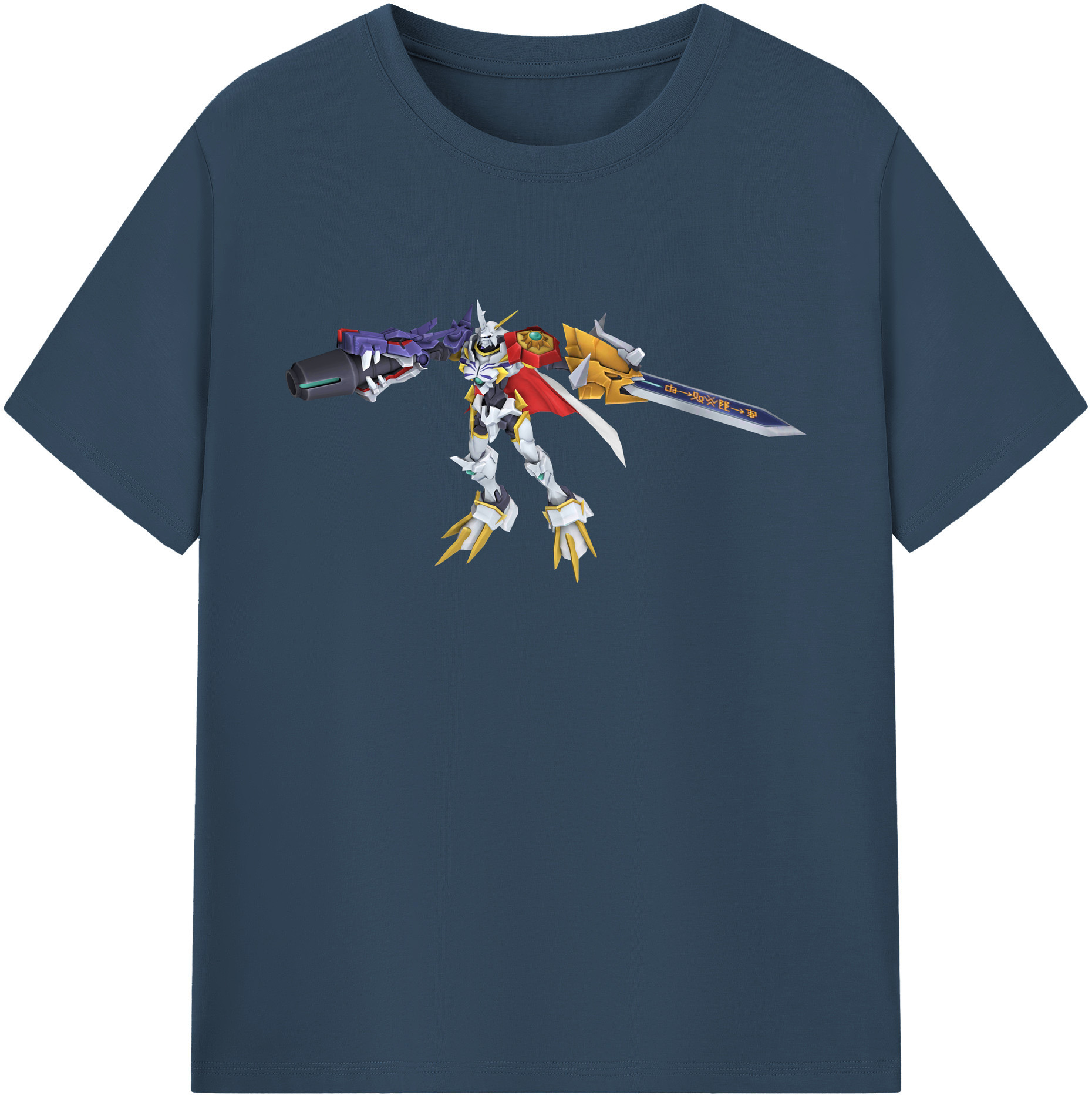（画像用） Digimon デジタルモンスター/デジモン 綿100％ メンズ半袖Tシャツ｜肌触りやわらか＆通気性