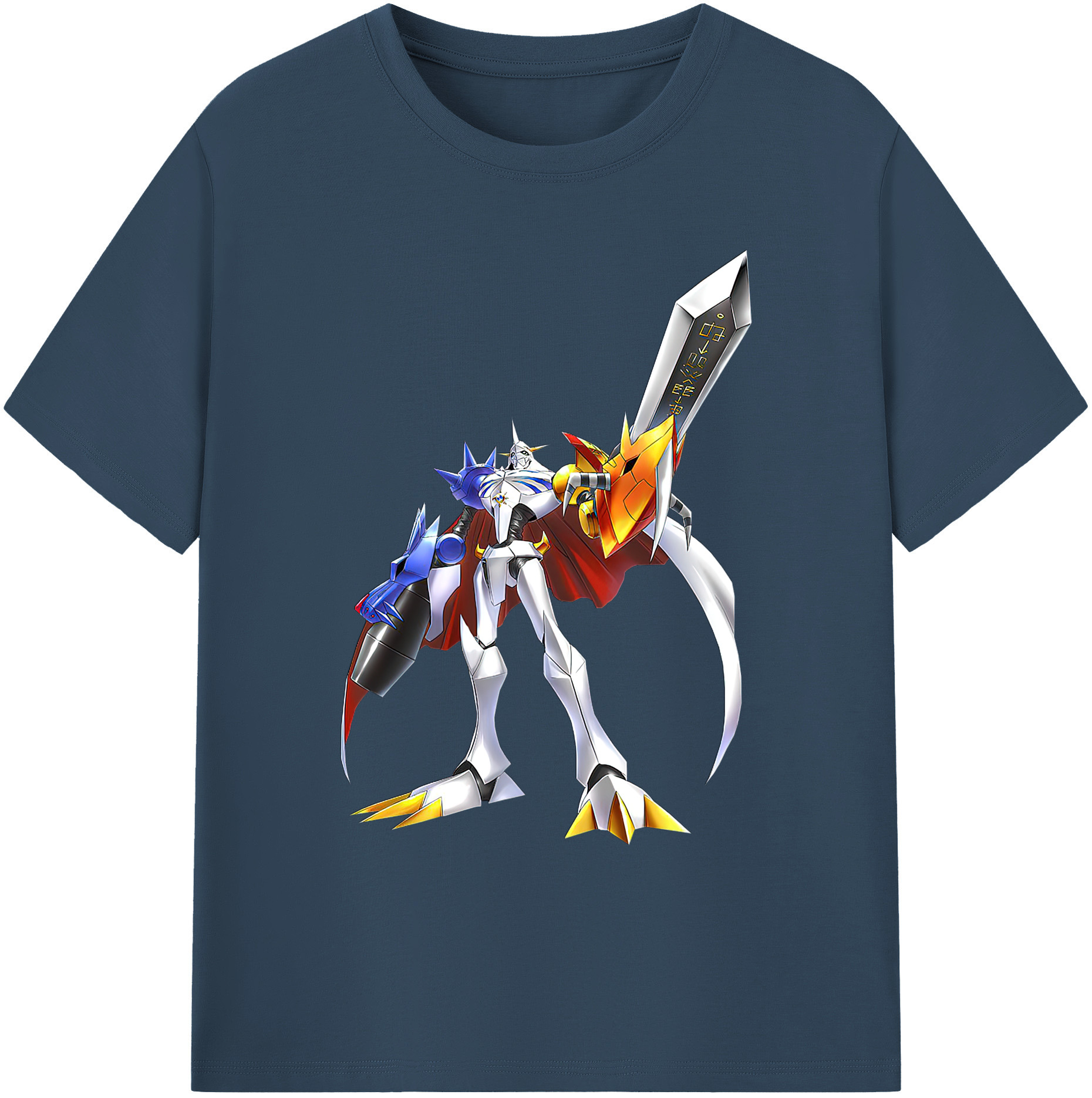 （画像用） Digimon デジタルモンスター/デジモン 綿100％ メンズ半袖Tシャツ｜肌触りやわらか＆通気性