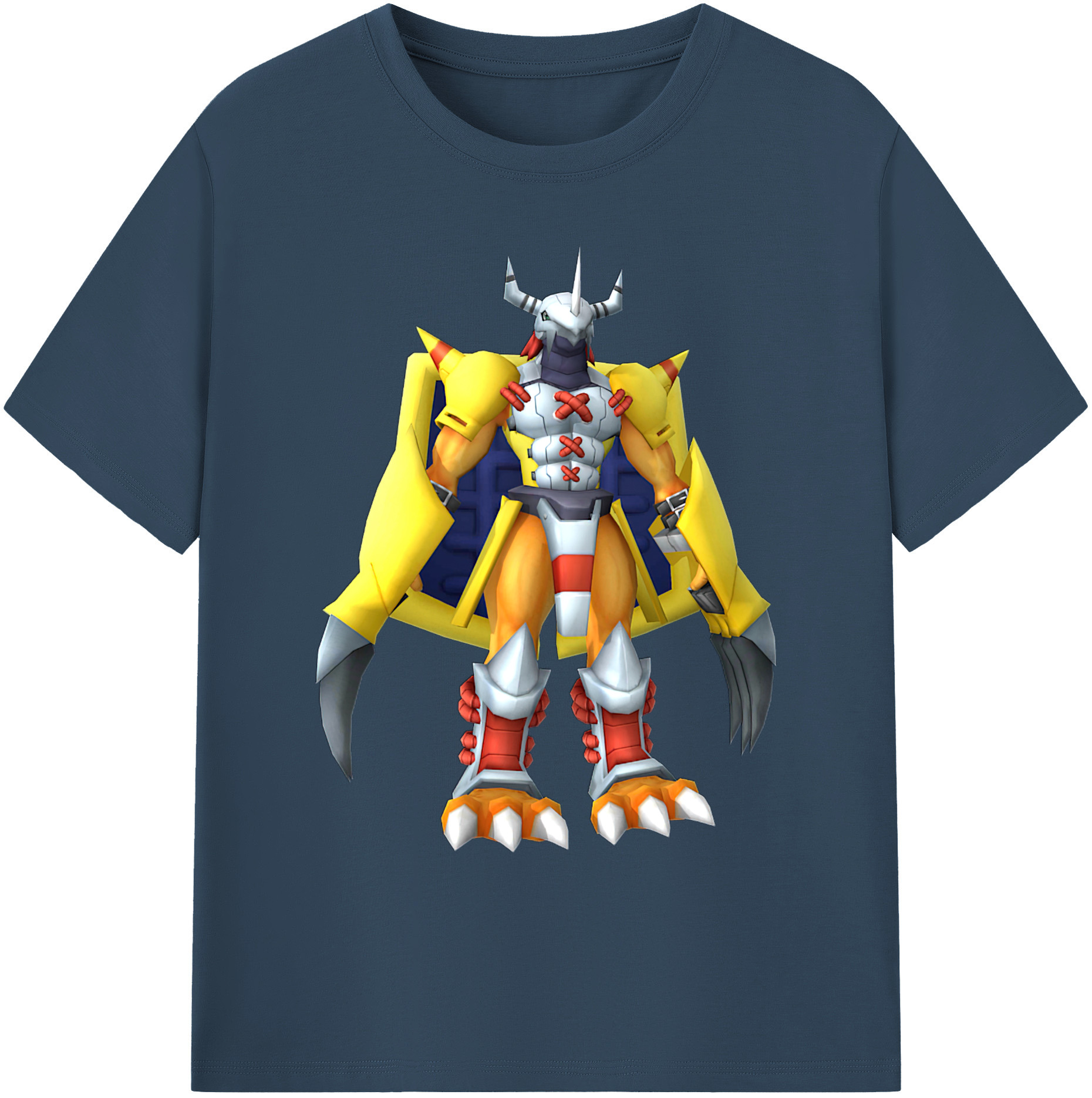 （画像用） Digimon デジタルモンスター/デジモン 綿100％ メンズ半袖Tシャツ｜肌触りやわらか＆通気性