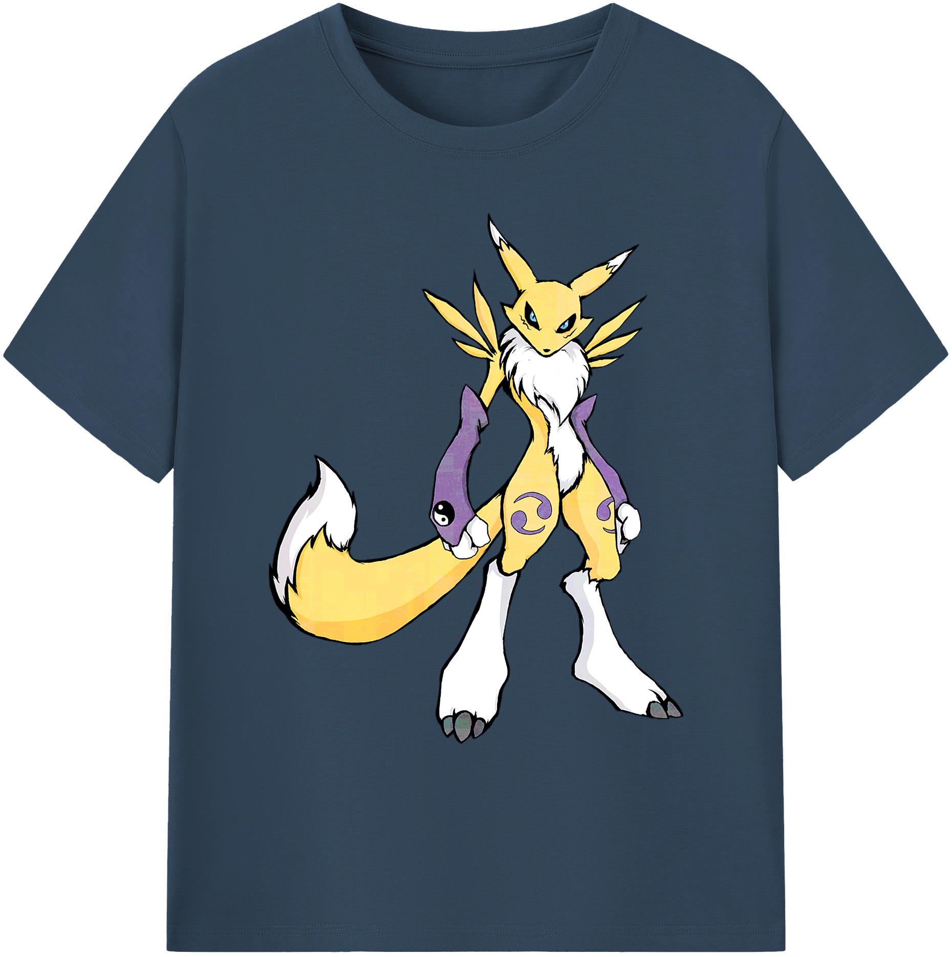 （画像用） Digimon デジタルモンスター/デジモン 綿100％ メンズ半袖Tシャツ｜肌触りやわらか＆通気性