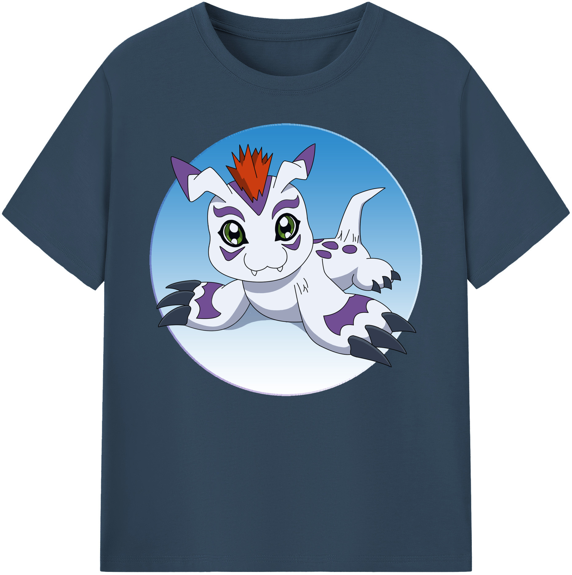 （画像用） Digimon デジタルモンスター/デジモン 綿100％ メンズ半袖Tシャツ｜肌触りやわらか＆通気性