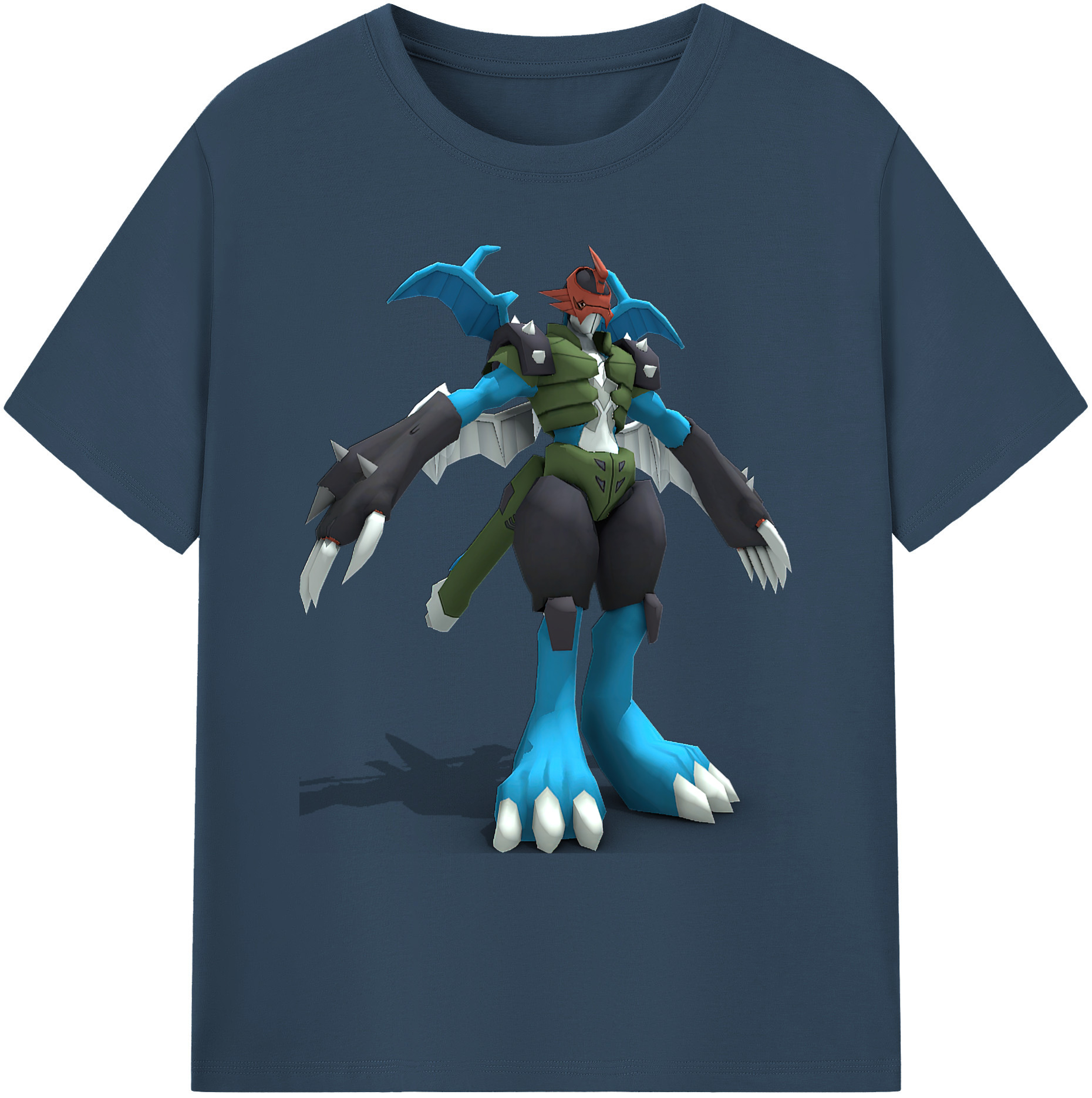 （画像用） Digimon デジタルモンスター/デジモン 綿100％ メンズ半袖Tシャツ｜肌触りやわらか＆通気性