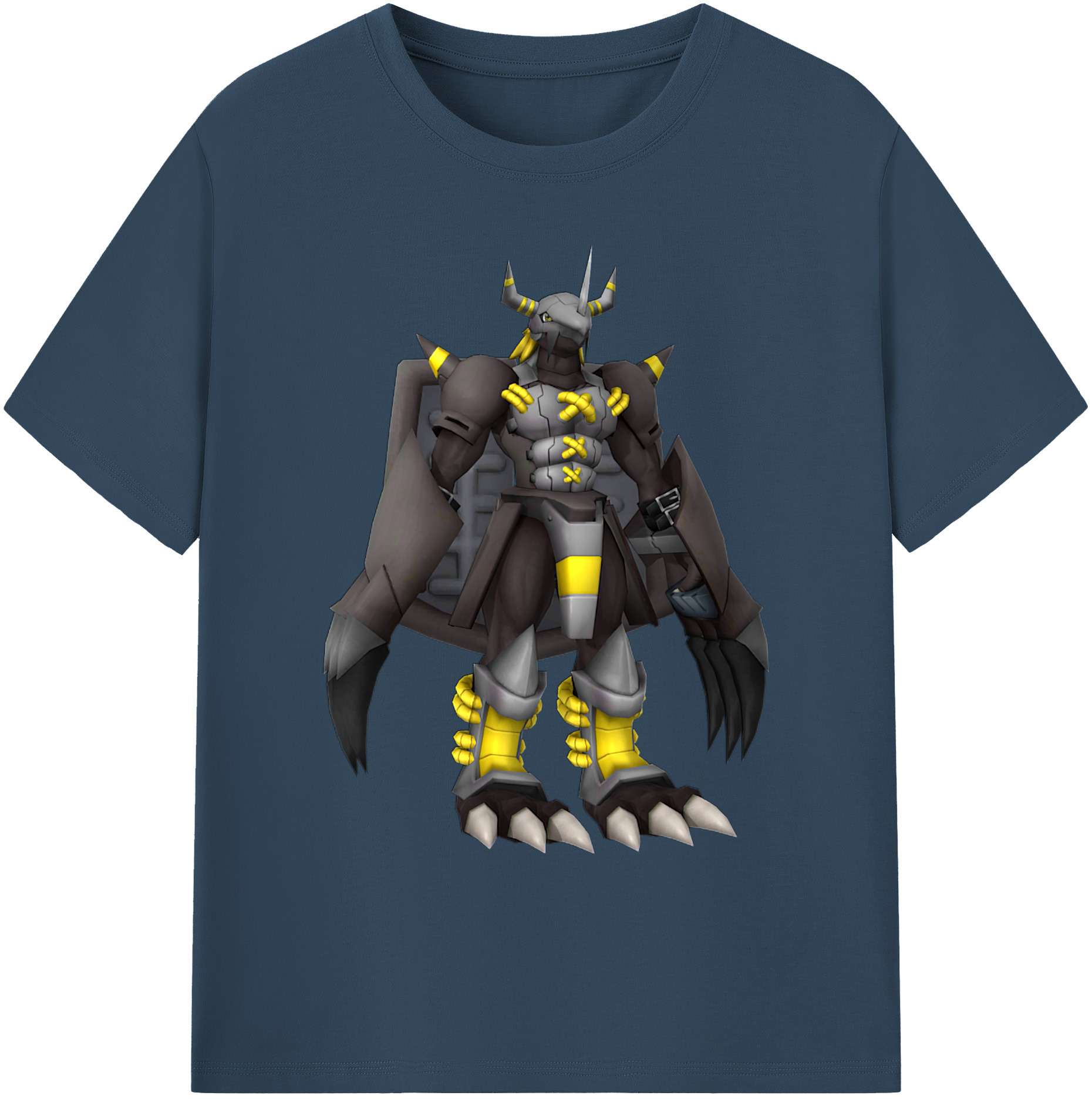 （画像用） Digimon デジタルモンスター/デジモン 綿100％ メンズ半袖Tシャツ｜肌触りやわらか＆通気性