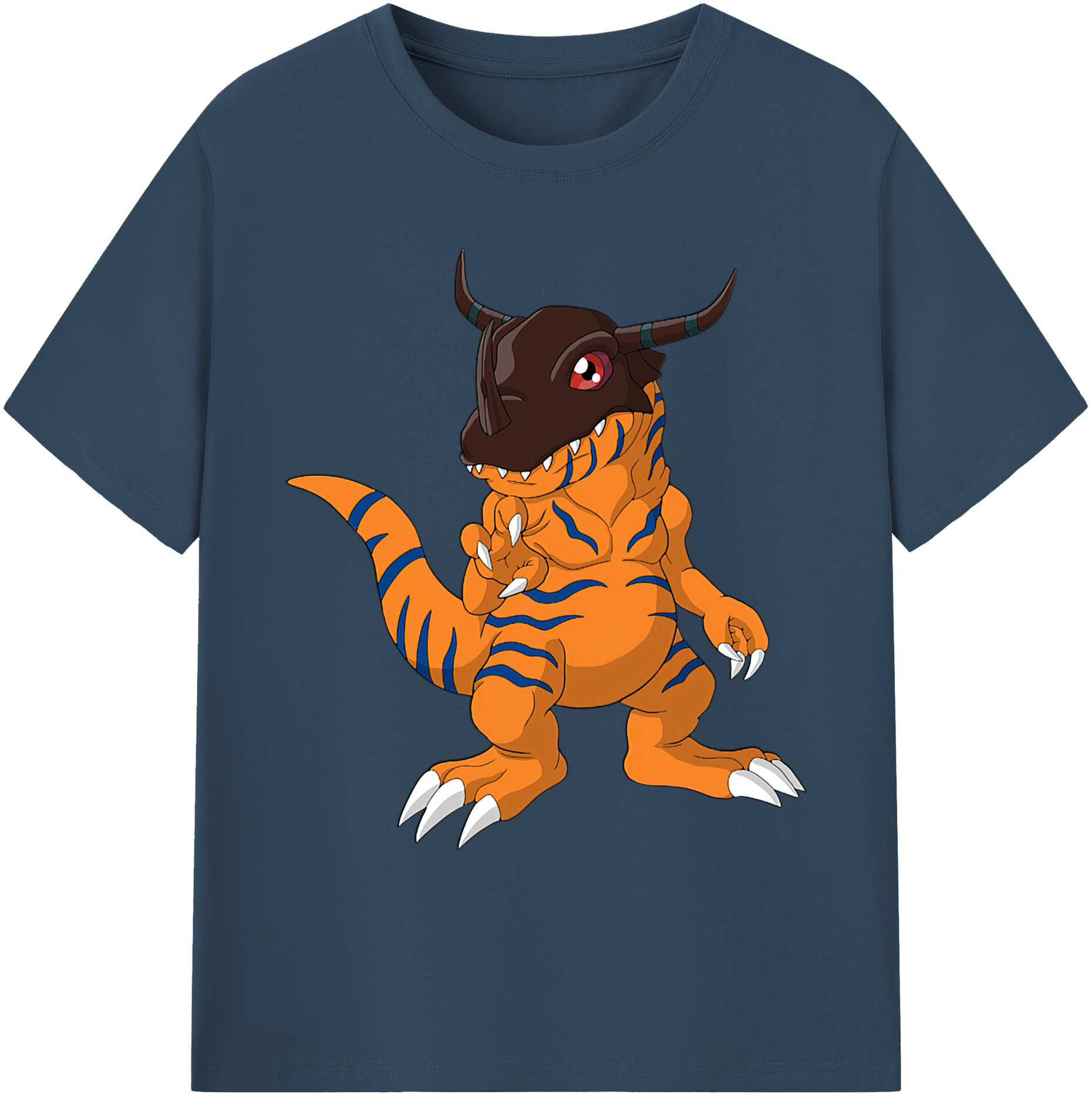 （画像用） Digimon デジタルモンスター/デジモン 綿100％ メンズ半袖Tシャツ｜肌触りやわらか＆通気性