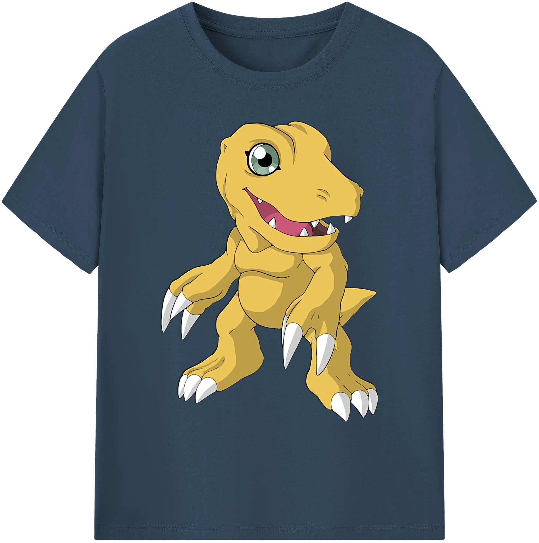 （画像用） Digimon デジタルモンスター/デジモン 綿100％ メンズ半袖Tシャツ｜肌触りやわらか＆通気性