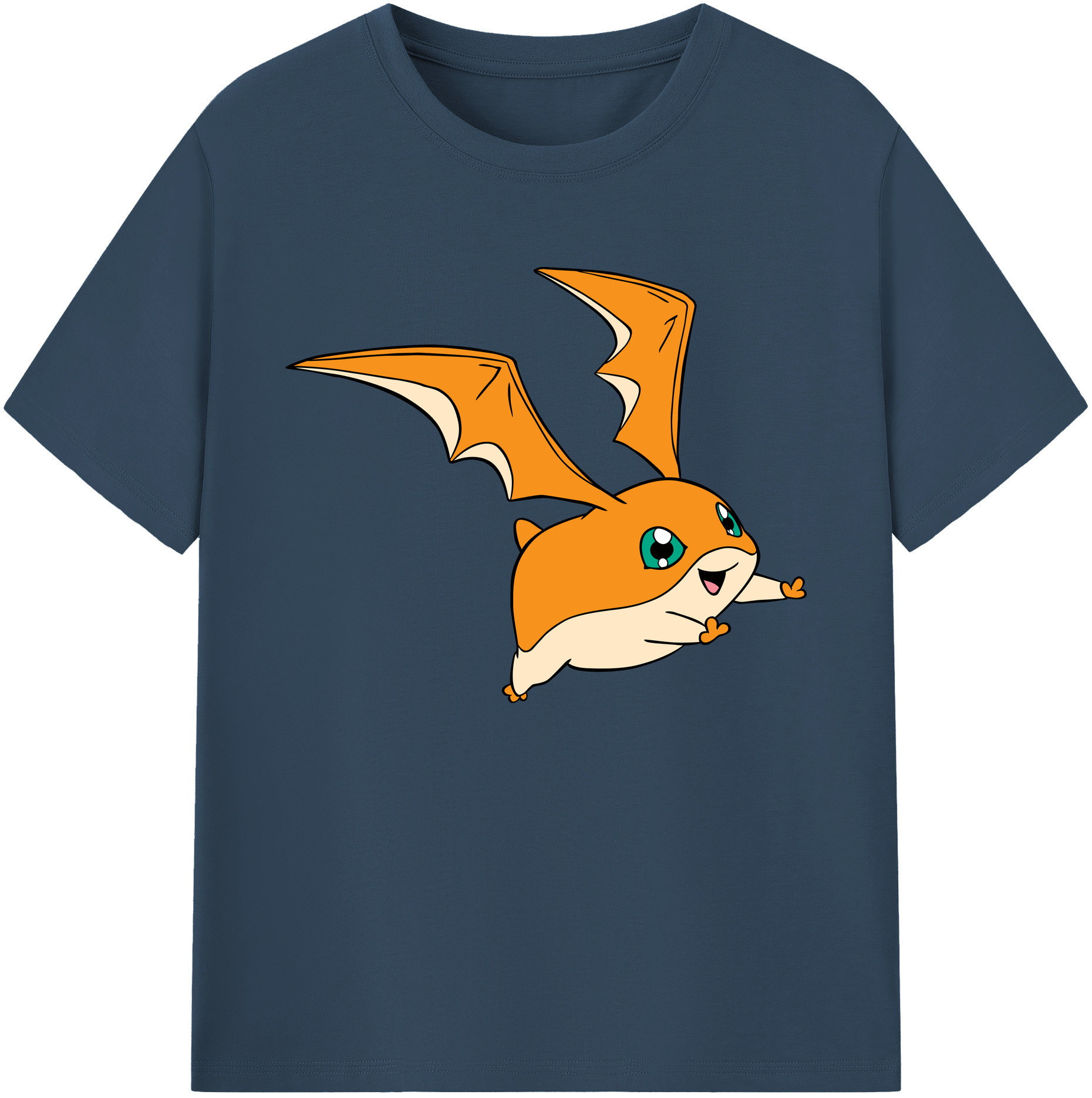 （画像用） Digimon デジタルモンスター/デジモン 綿100％ メンズ半袖Tシャツ｜肌触りやわらか＆通気性