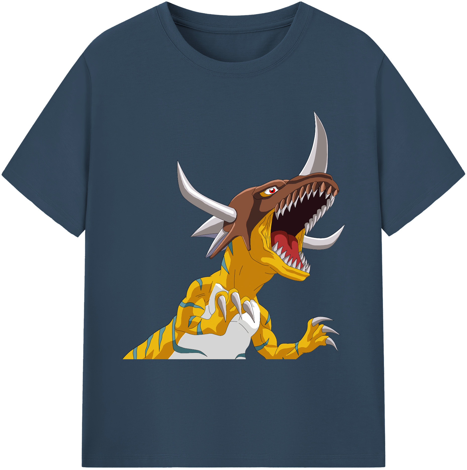 （画像用） Digimon デジタルモンスター/デジモン 綿100％ メンズ半袖Tシャツ｜肌触りやわらか＆通気性