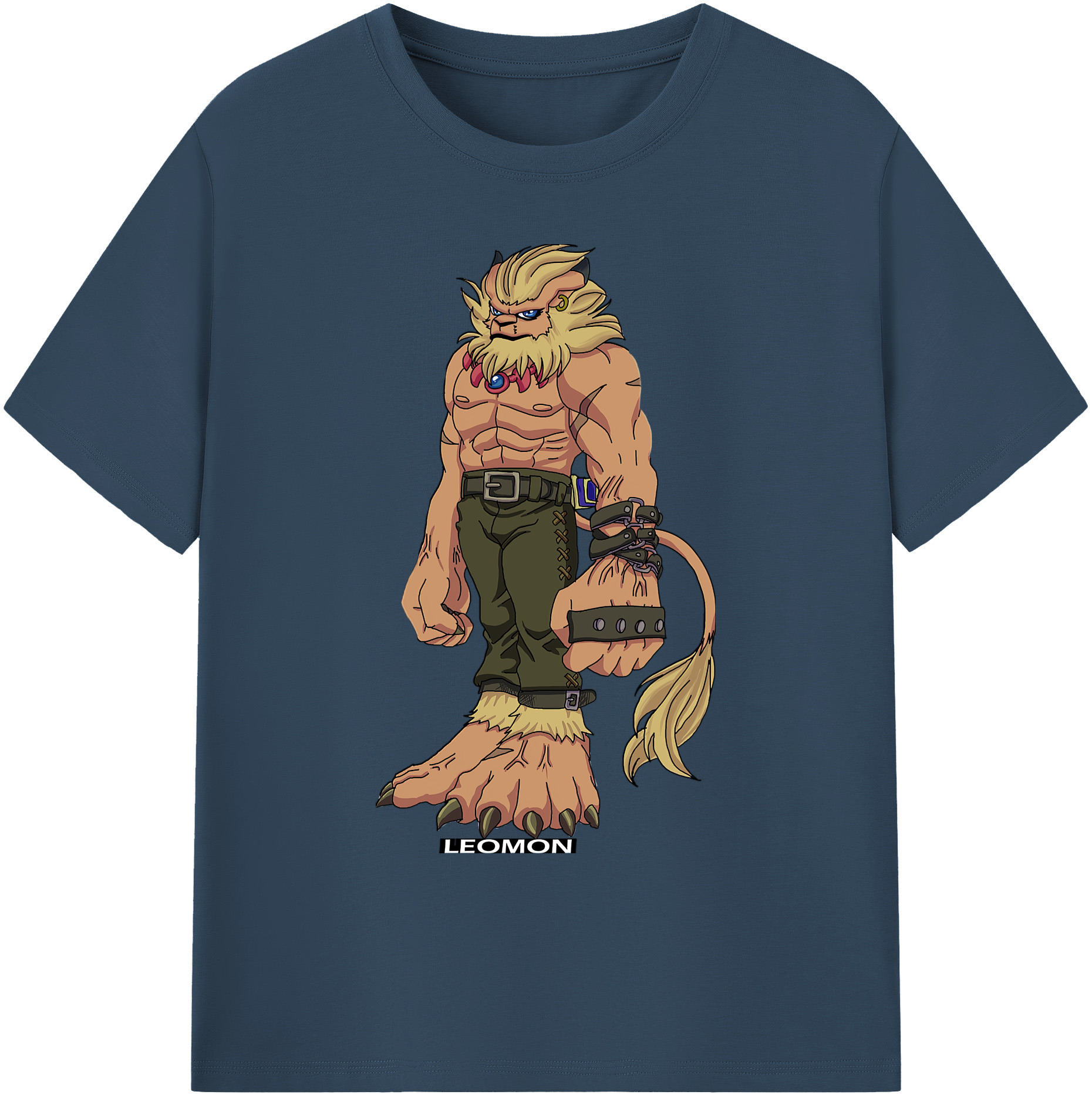 （画像用） Digimon デジタルモンスター/デジモン 綿100％ メンズ半袖Tシャツ｜肌触りやわらか＆通気性