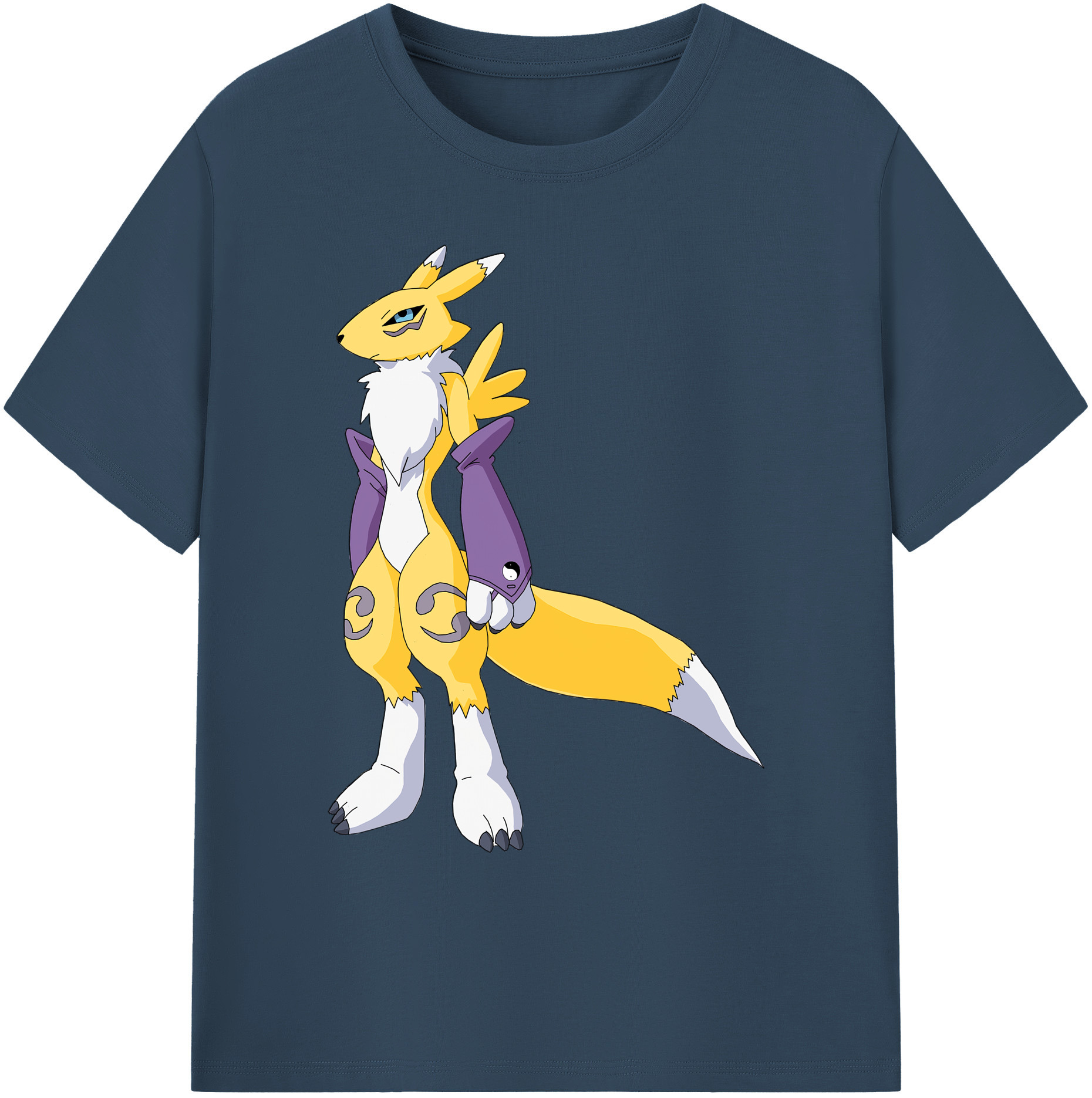 （画像用） Digimon デジタルモンスター/デジモン 綿100％ メンズ半袖Tシャツ｜肌触りやわらか＆通気性