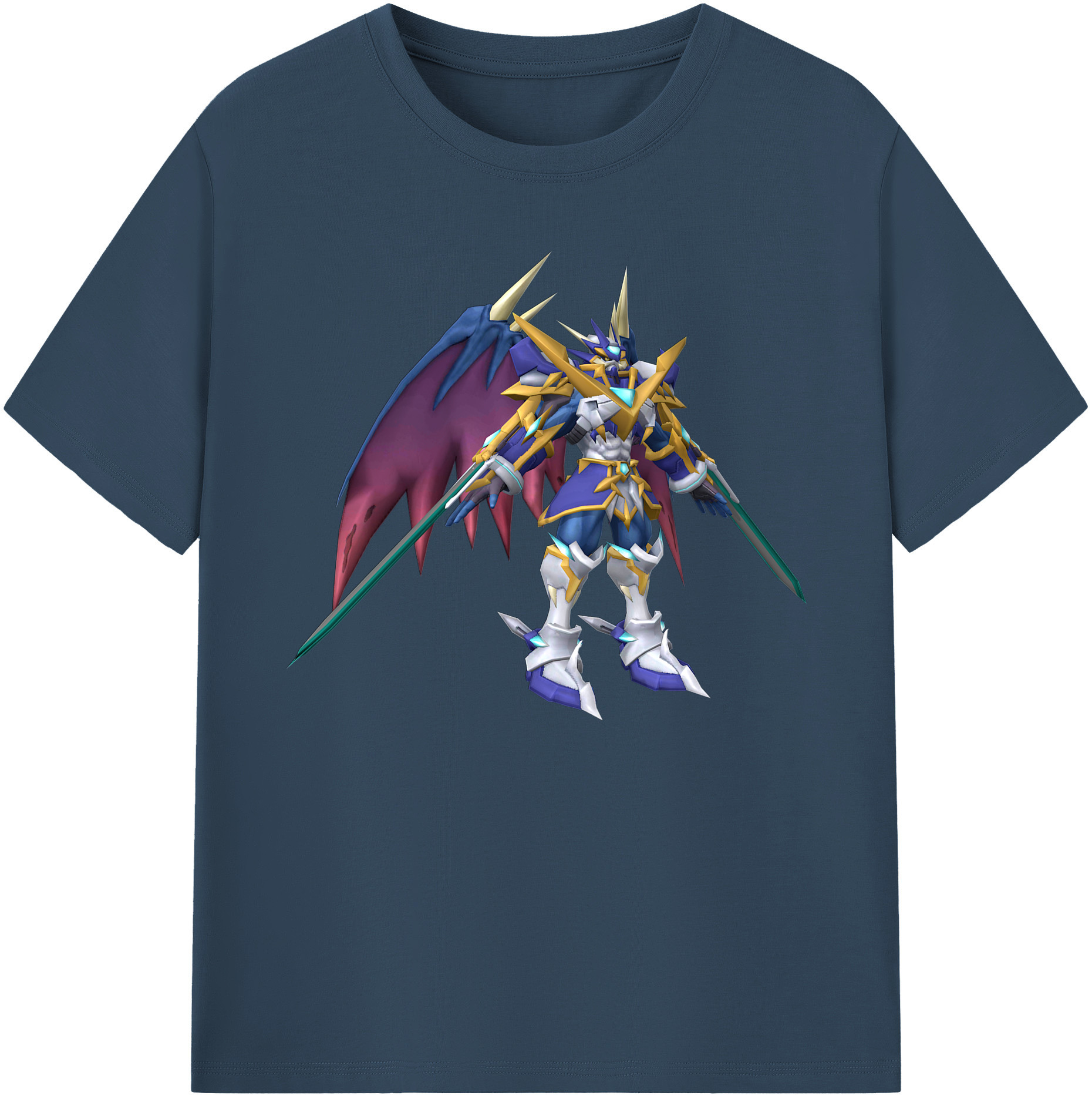 （画像用） Digimon デジタルモンスター/デジモン 綿100％ メンズ半袖Tシャツ｜肌触りやわらか＆通気性