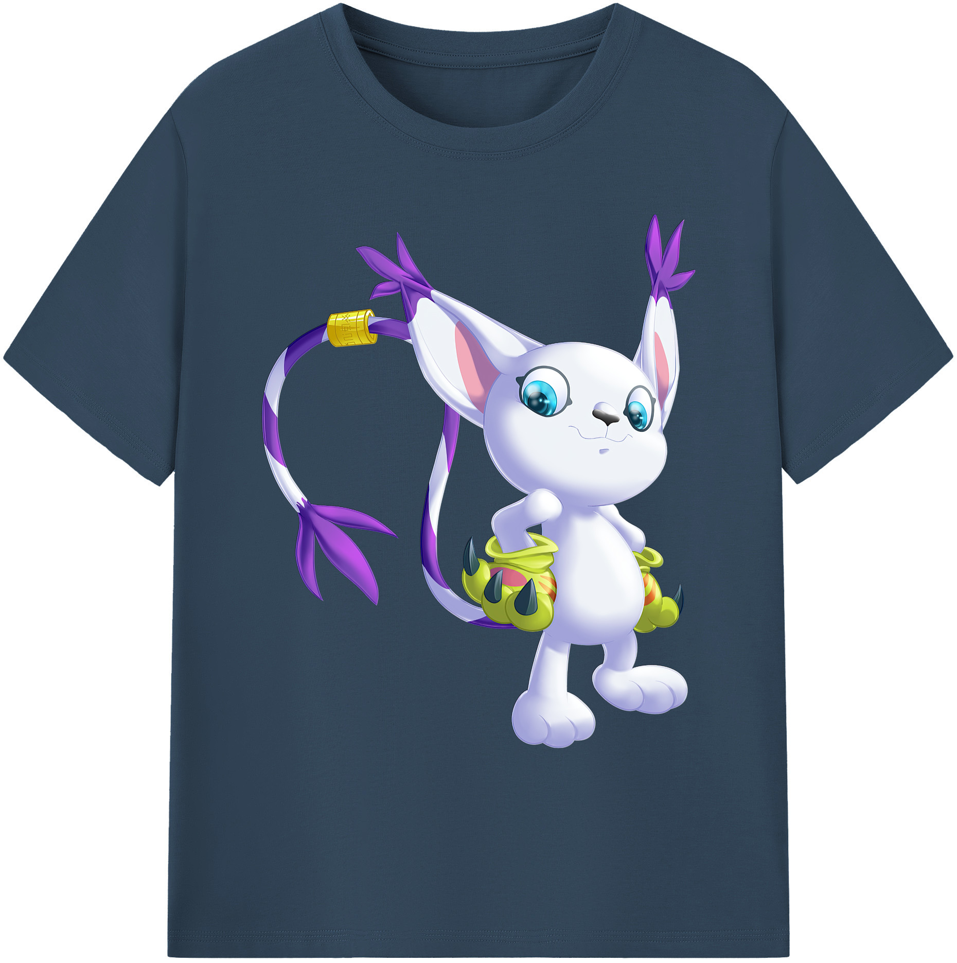 （画像用） Digimon デジタルモンスター/デジモン 綿100％ メンズ半袖Tシャツ｜肌触りやわらか＆通気性