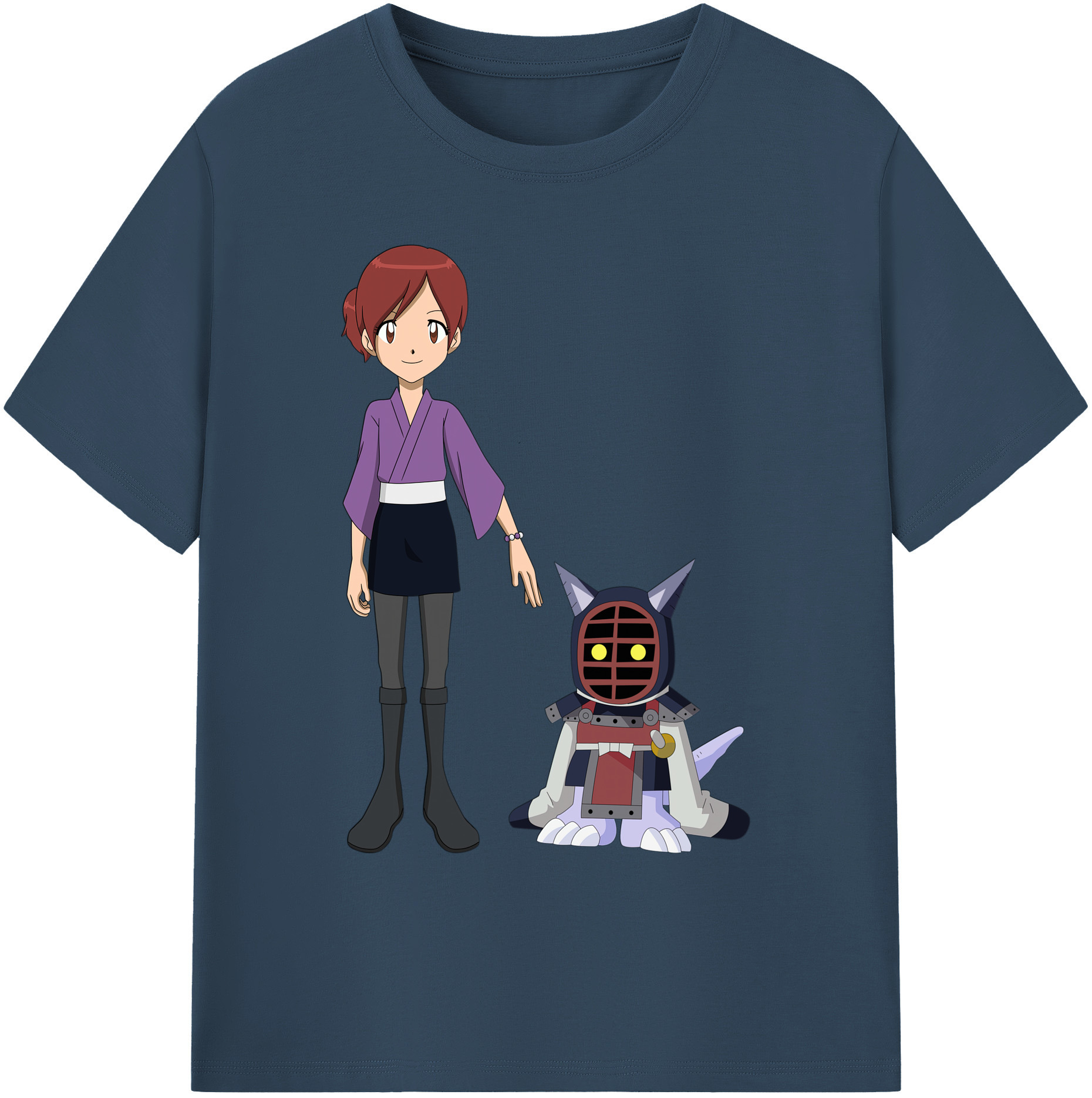 （画像用） Digimon デジタルモンスター/デジモン 綿100％ メンズ半袖Tシャツ｜肌触りやわらか＆通気性