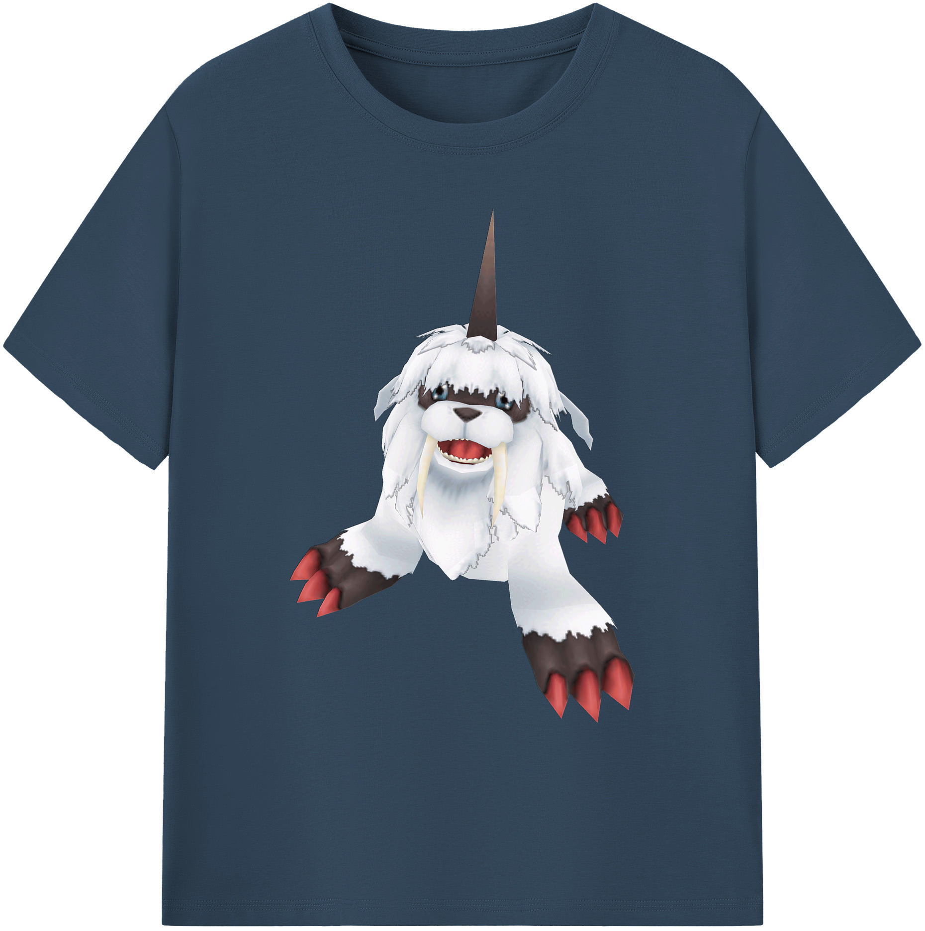 （画像用） Digimon デジタルモンスター/デジモン 綿100％ メンズ半袖Tシャツ｜肌触りやわらか＆通気性