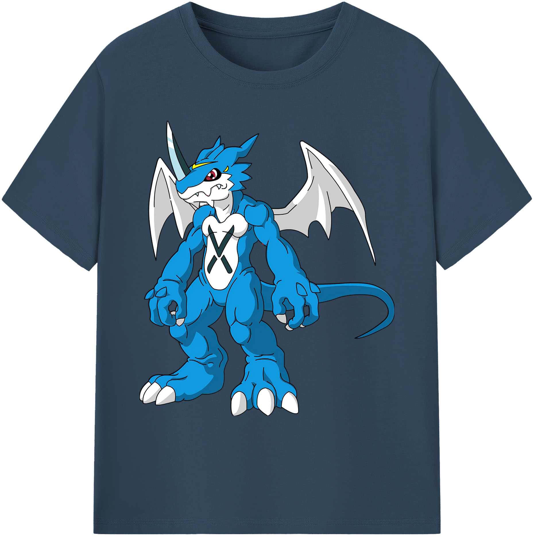 （画像用） Digimon デジタルモンスター/デジモン 綿100％ メンズ半袖Tシャツ｜肌触りやわらか＆通気性