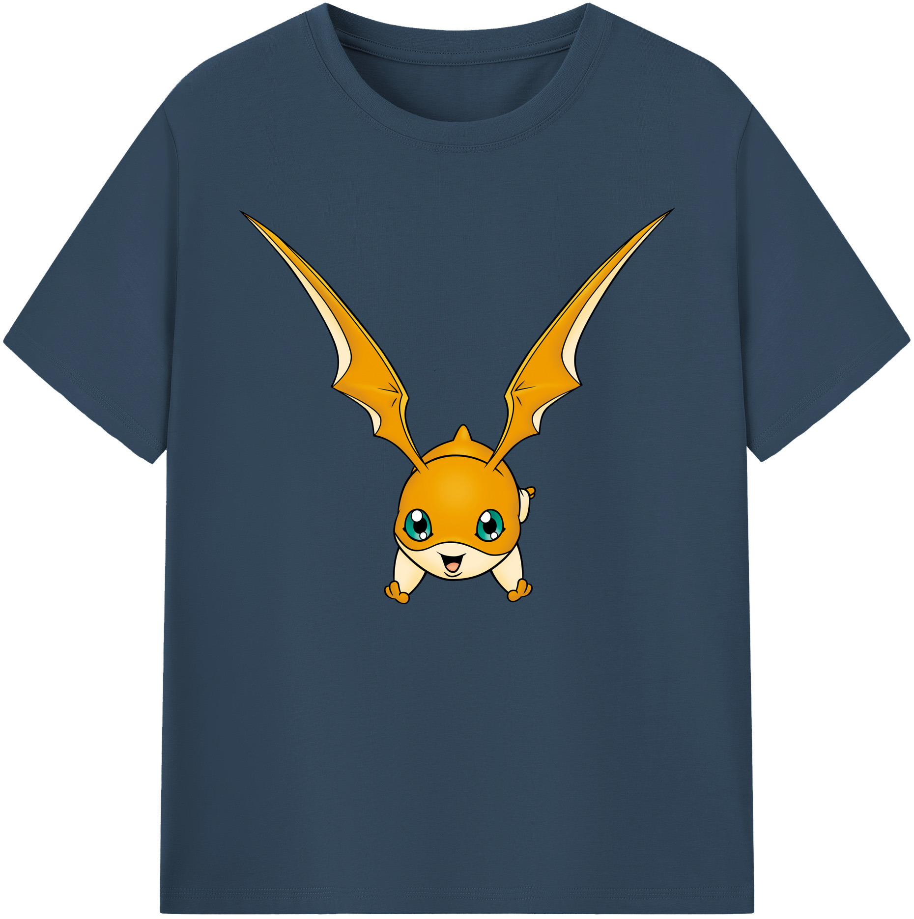 （画像用） Digimon デジタルモンスター/デジモン 綿100％ メンズ半袖Tシャツ｜肌触りやわらか＆通気性