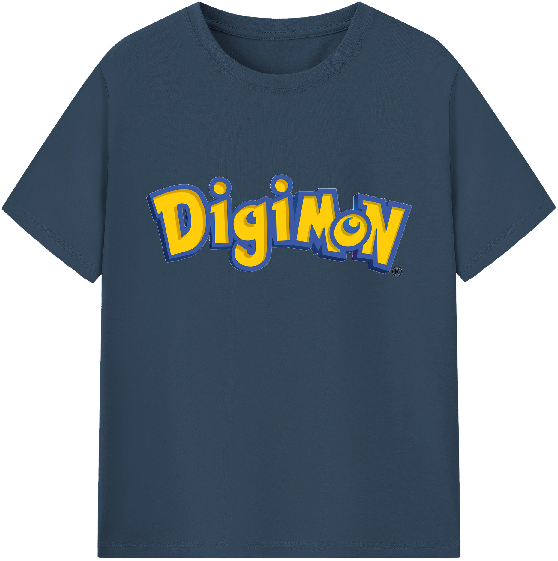 （画像用） Digimon デジタルモンスター/デジモン 綿100％ メンズ半袖Tシャツ｜肌触りやわらか＆通気性