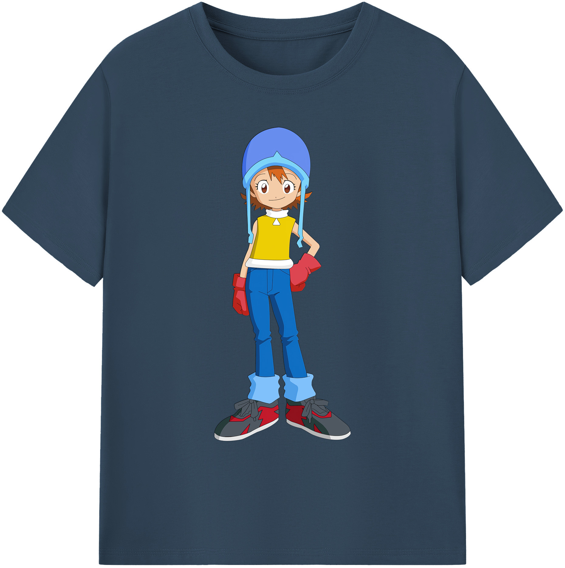 （画像用） Digimon デジタルモンスター/デジモン 綿100％ メンズ半袖Tシャツ｜肌触りやわらか＆通気性