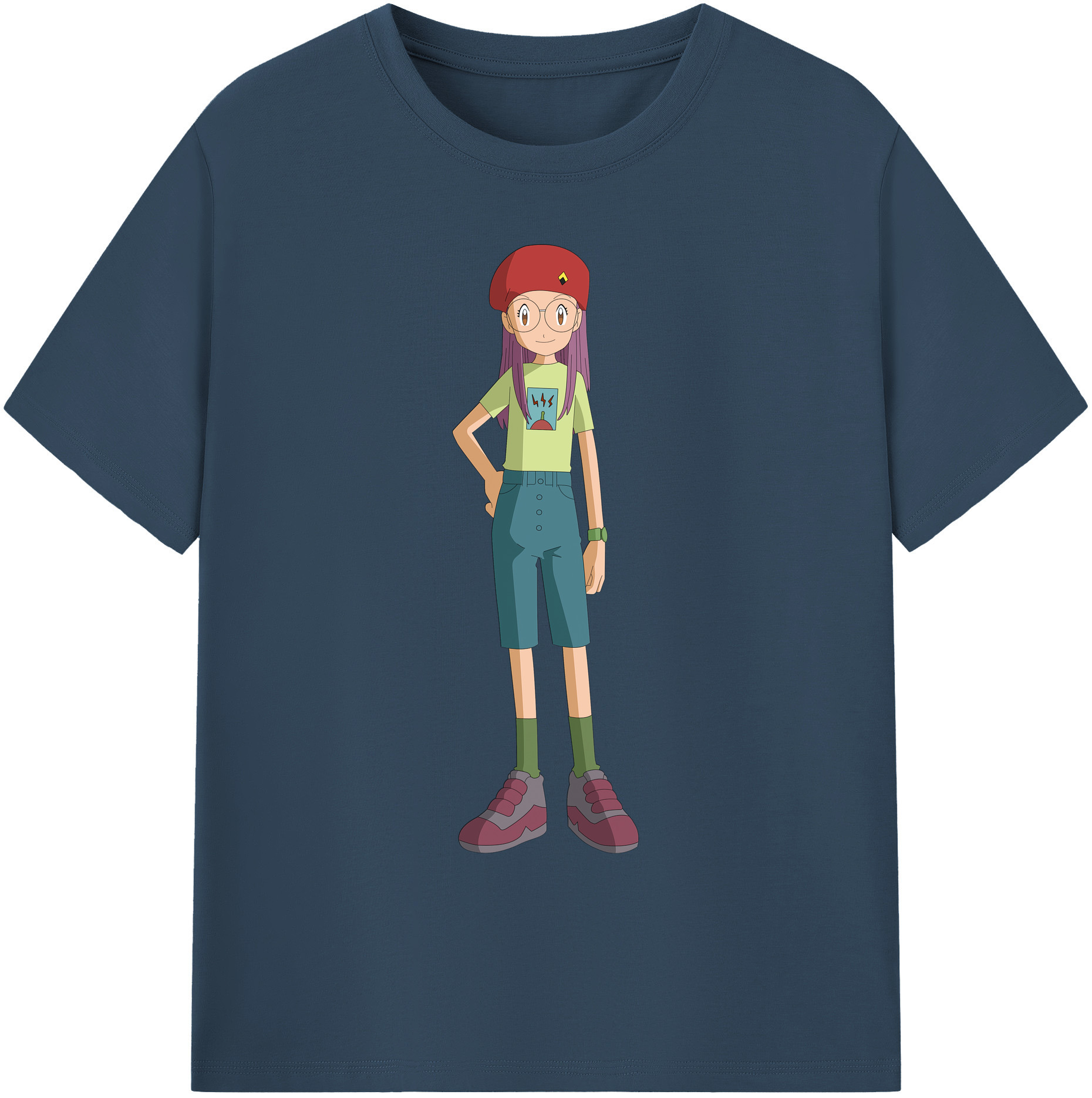 （画像用） Digimon デジタルモンスター/デジモン 綿100％ メンズ半袖Tシャツ｜肌触りやわらか＆通気性