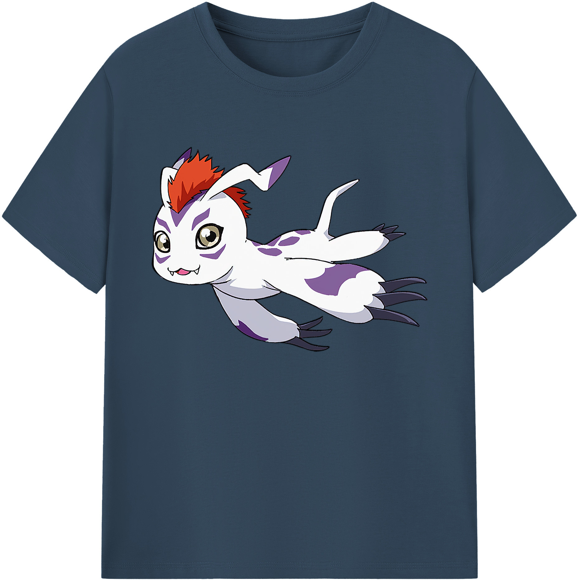 （画像用） Digimon デジタルモンスター/デジモン 綿100％ メンズ半袖Tシャツ｜肌触りやわらか＆通気性