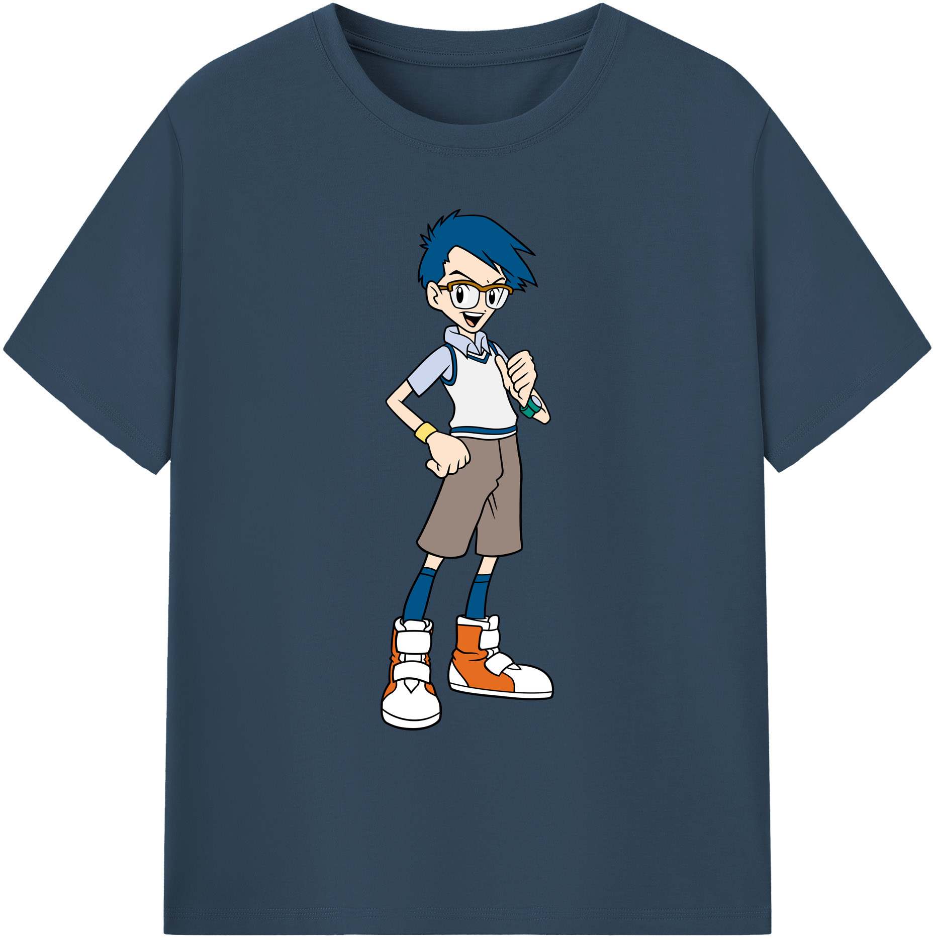 （画像用） Digimon デジタルモンスター/デジモン 綿100％ メンズ半袖Tシャツ｜肌触りやわらか＆通気性
