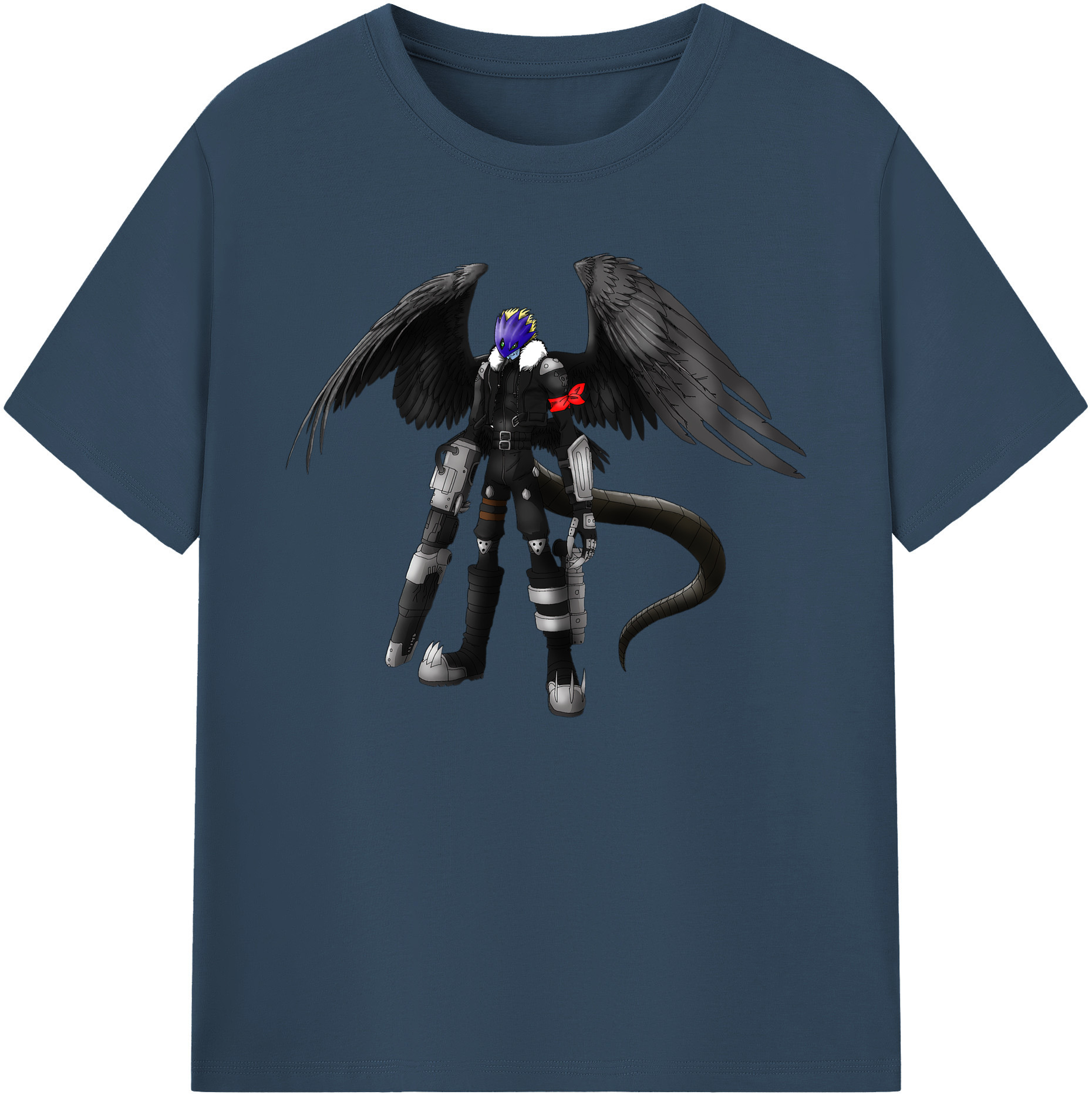 （画像用） Digimon デジタルモンスター/デジモン 綿100％ メンズ半袖Tシャツ｜肌触りやわらか＆通気性