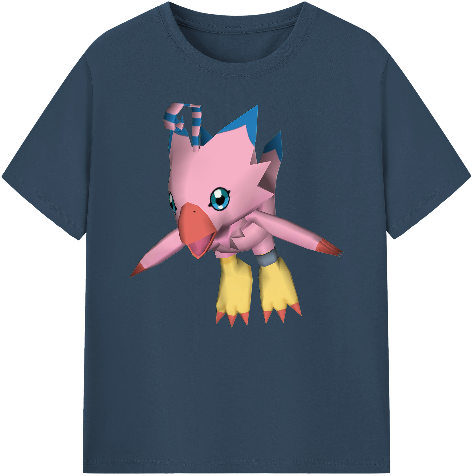（画像用） Digimon デジタルモンスター/デジモン 綿100％ メンズ半袖Tシャツ｜肌触りやわらか＆通気性