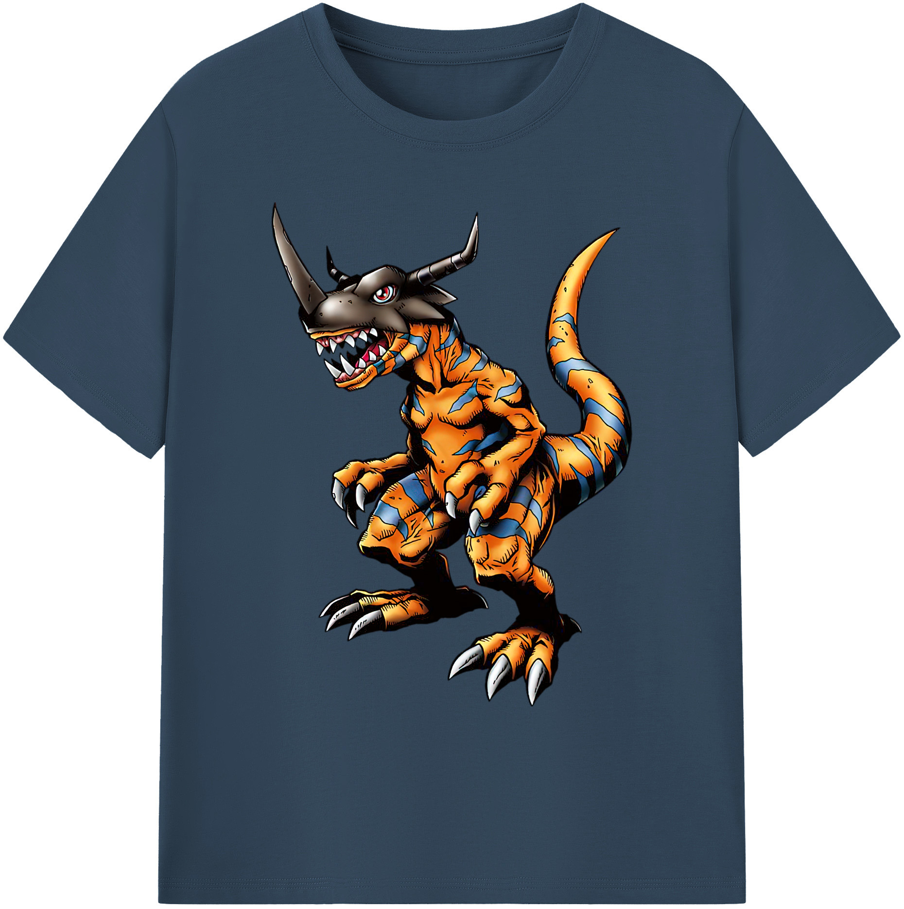 （画像用） Digimon デジタルモンスター/デジモン 綿100％ メンズ半袖Tシャツ｜肌触りやわらか＆通気性