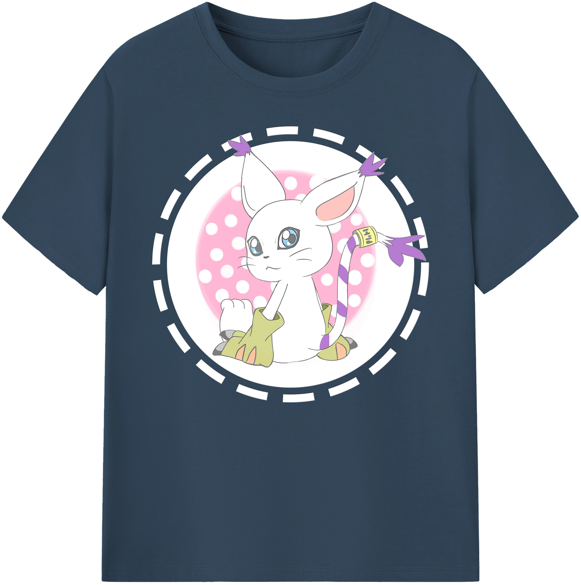 （画像用） Digimon デジタルモンスター/デジモン 綿100％ メンズ半袖Tシャツ｜肌触りやわらか＆通気性