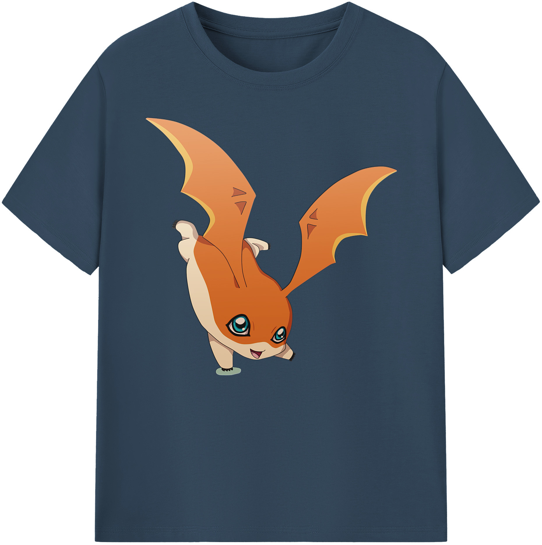 （画像用） Digimon デジタルモンスター/デジモン 綿100％ メンズ半袖Tシャツ｜肌触りやわらか＆通気性