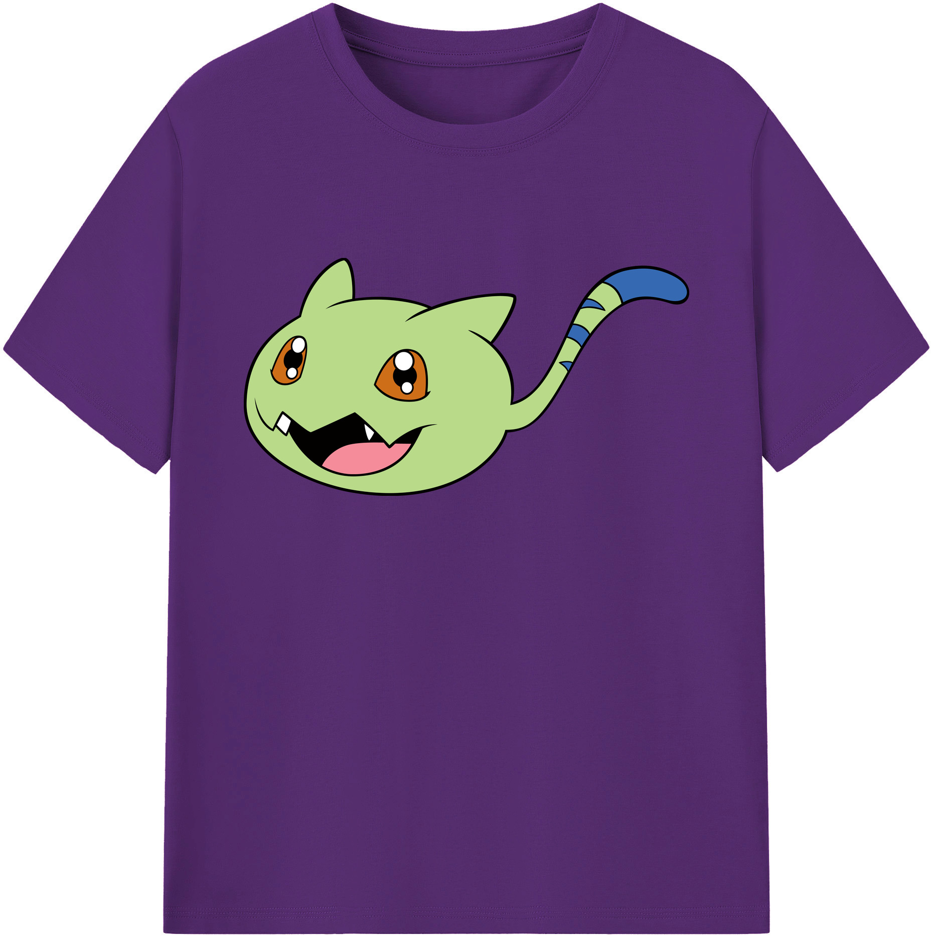 （画像用） Digimon デジタルモンスター/デジモン 綿100％ メンズ半袖Tシャツ｜肌触りやわらか＆通気性