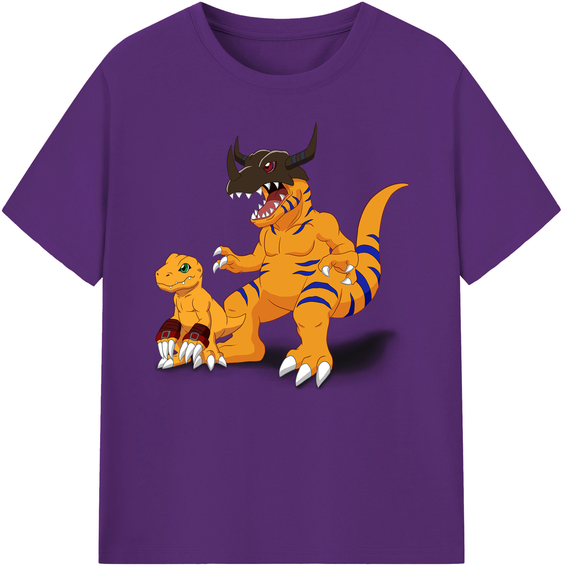 （画像用） Digimon デジタルモンスター/デジモン 綿100％ メンズ半袖Tシャツ｜肌触りやわらか＆通気性