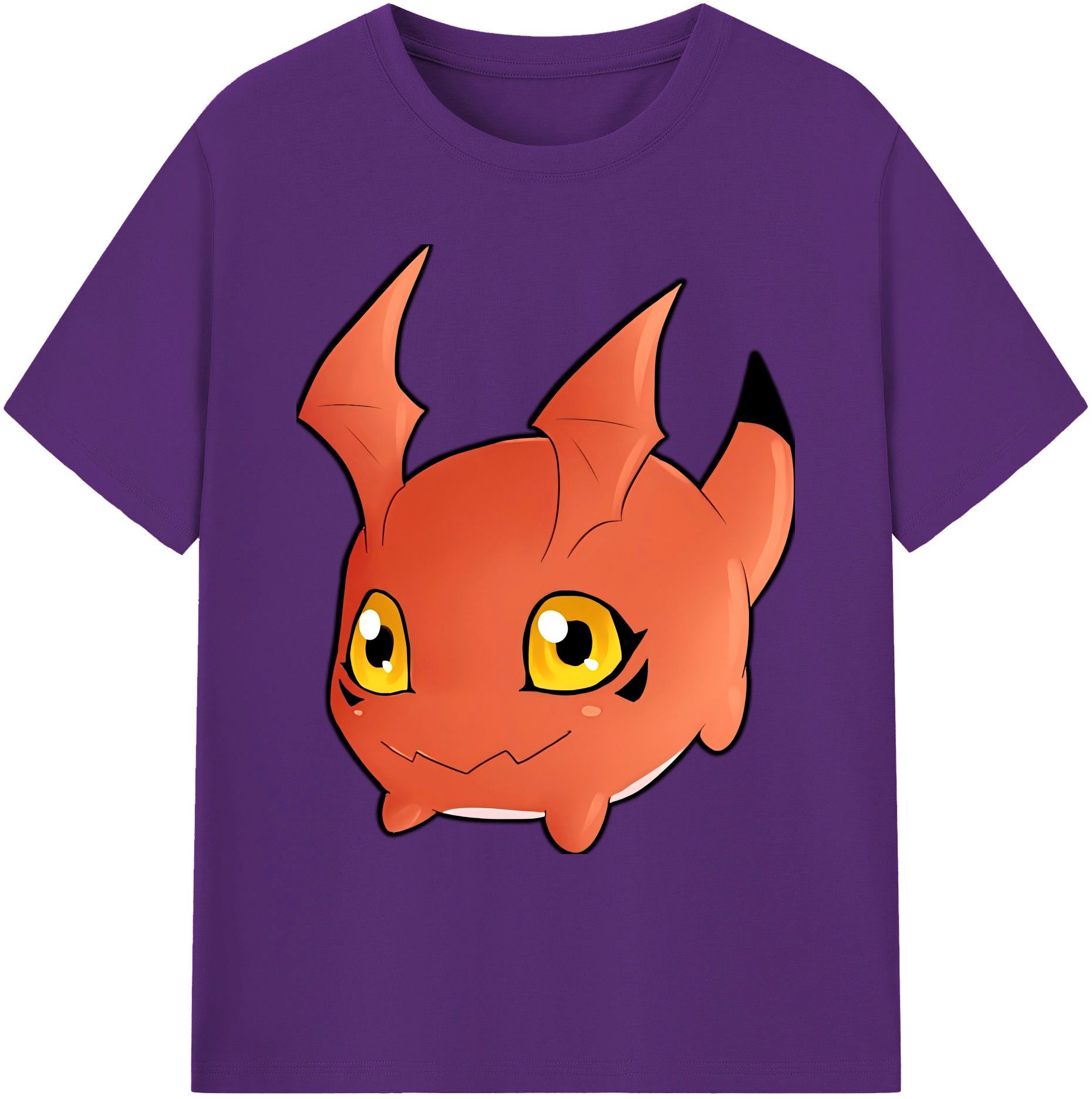 （画像用） Digimon デジタルモンスター/デジモン 綿100％ メンズ半袖Tシャツ｜肌触りやわらか＆通気性