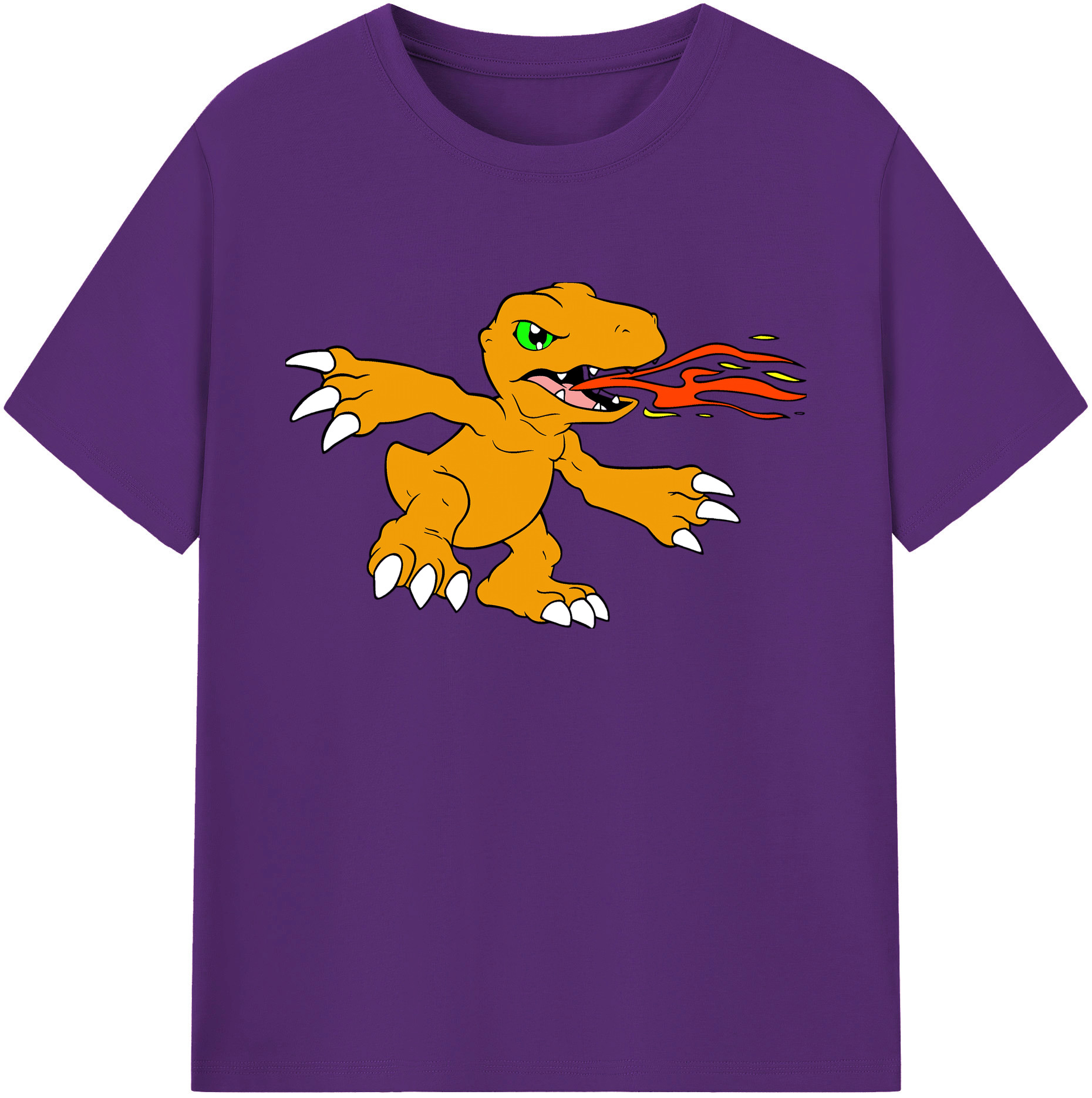 （画像用） Digimon デジタルモンスター/デジモン 綿100％ メンズ半袖Tシャツ｜肌触りやわらか＆通気性
