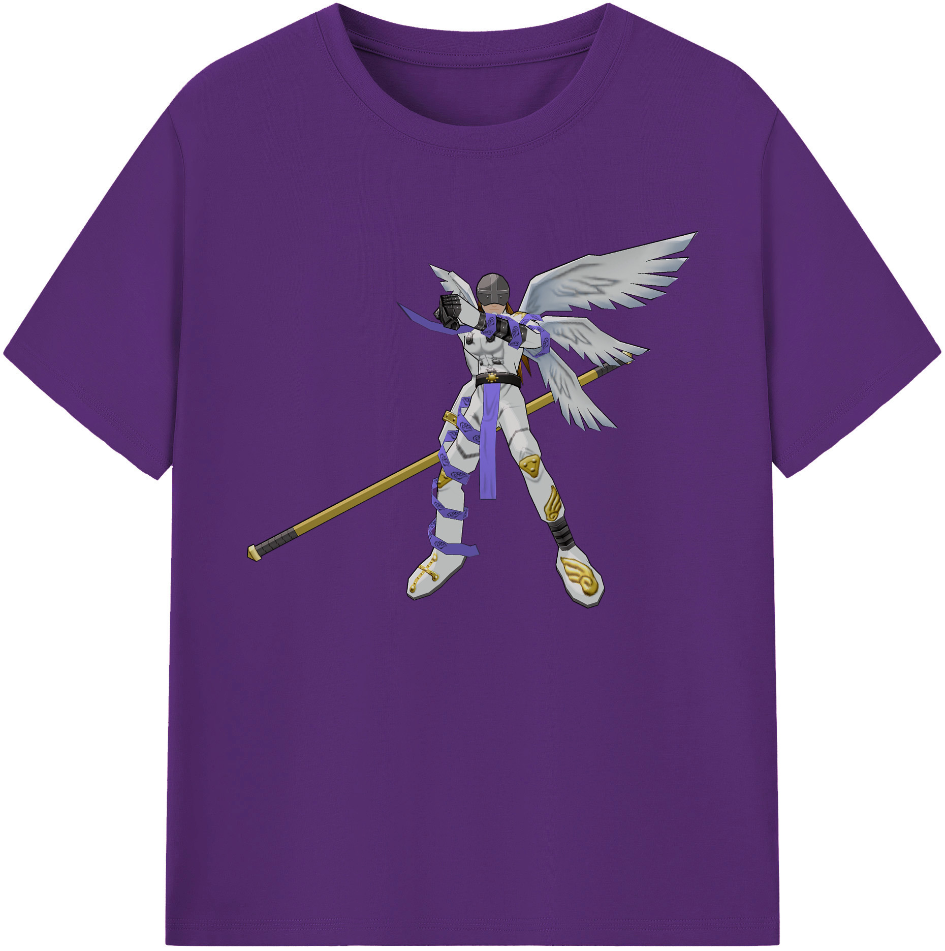 （画像用） Digimon デジタルモンスター/デジモン 綿100％ メンズ半袖Tシャツ｜肌触りやわらか＆通気性