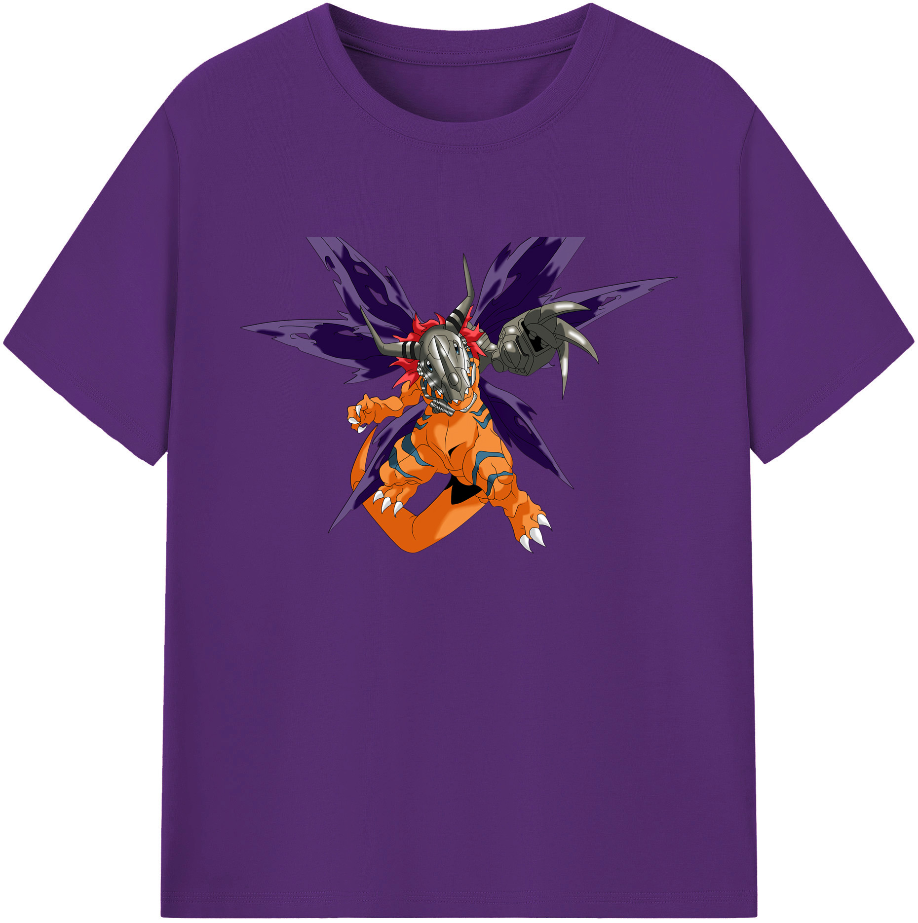 （画像用） Digimon デジタルモンスター/デジモン 綿100％ メンズ半袖Tシャツ｜肌触りやわらか＆通気性