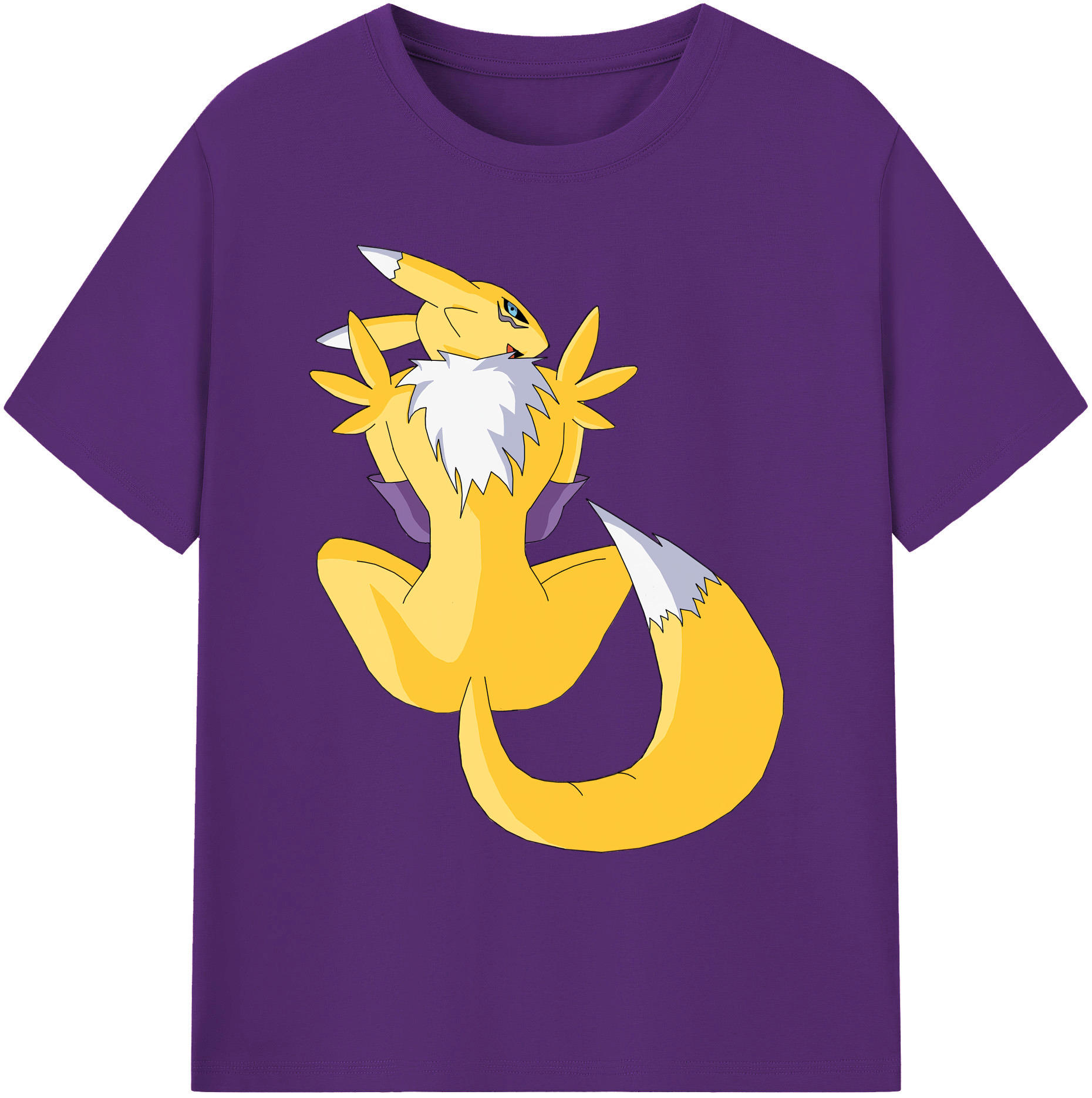 （画像用） Digimon デジタルモンスター/デジモン 綿100％ メンズ半袖Tシャツ｜肌触りやわらか＆通気性