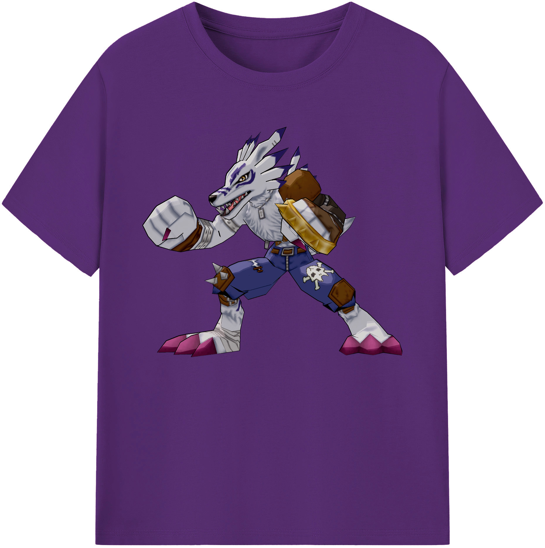 （画像用） Digimon デジタルモンスター/デジモン 綿100％ メンズ半袖Tシャツ｜肌触りやわらか＆通気性